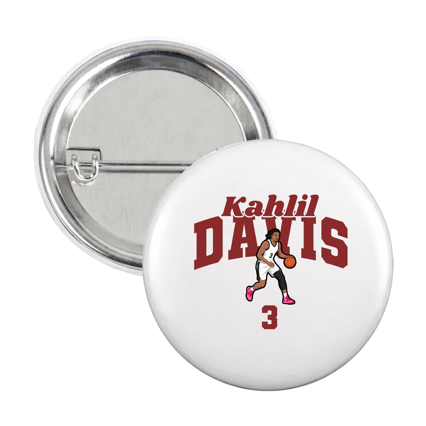 Game Day Button — Signature Arch in White