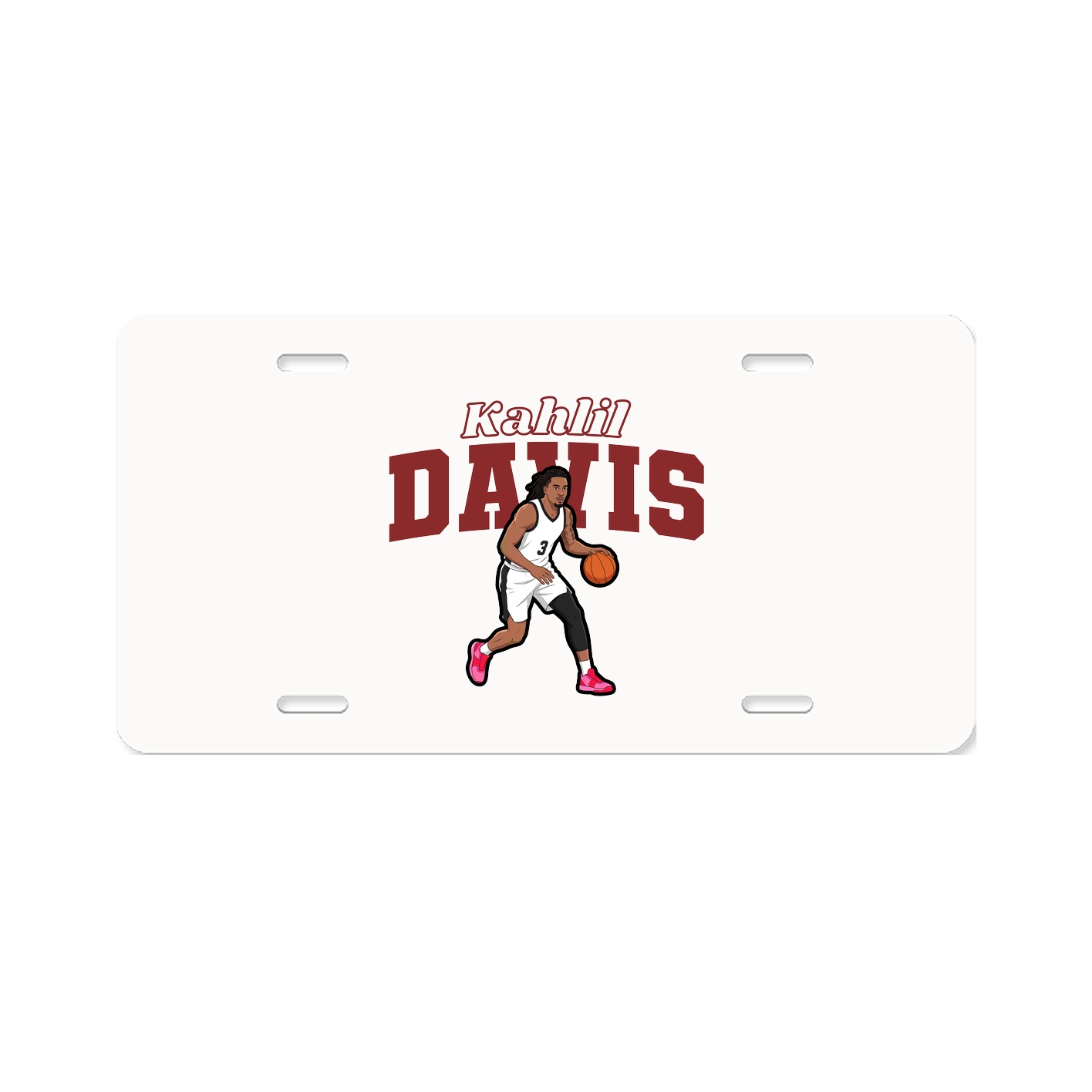 License Plate — Name Arch in Classic