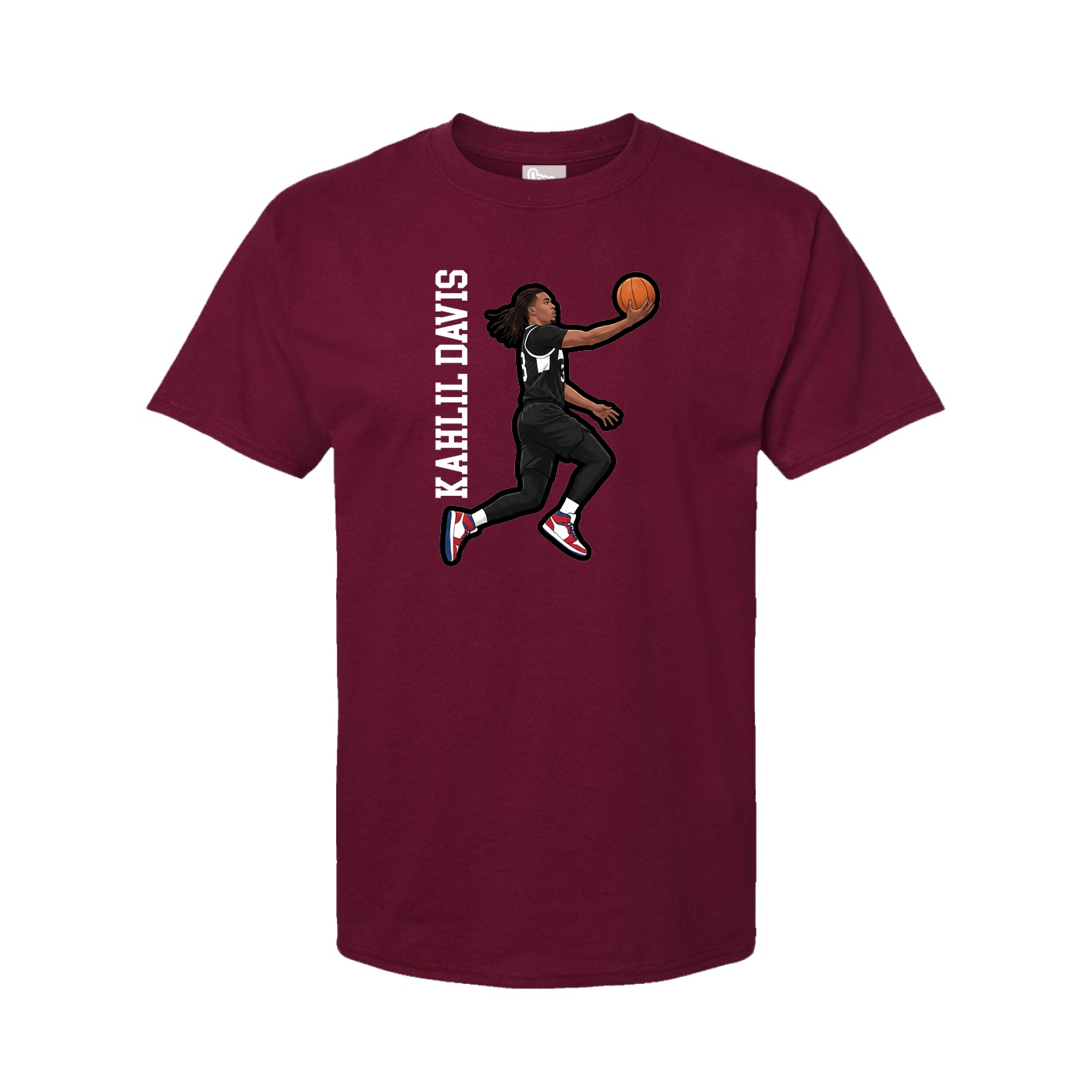 Tee — Name Vertical in Cardinal
