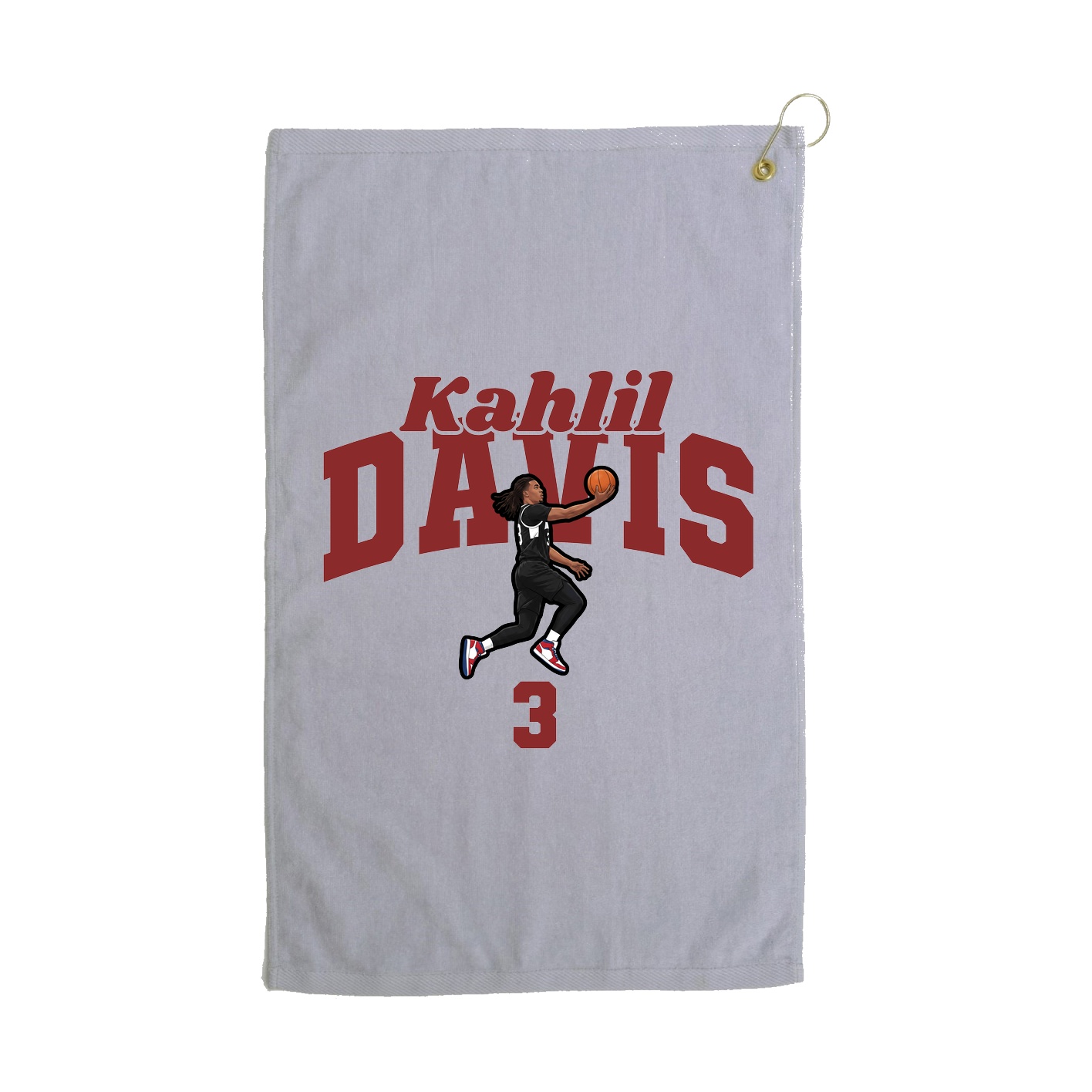 Golf Towel — Signature Arch in Grey