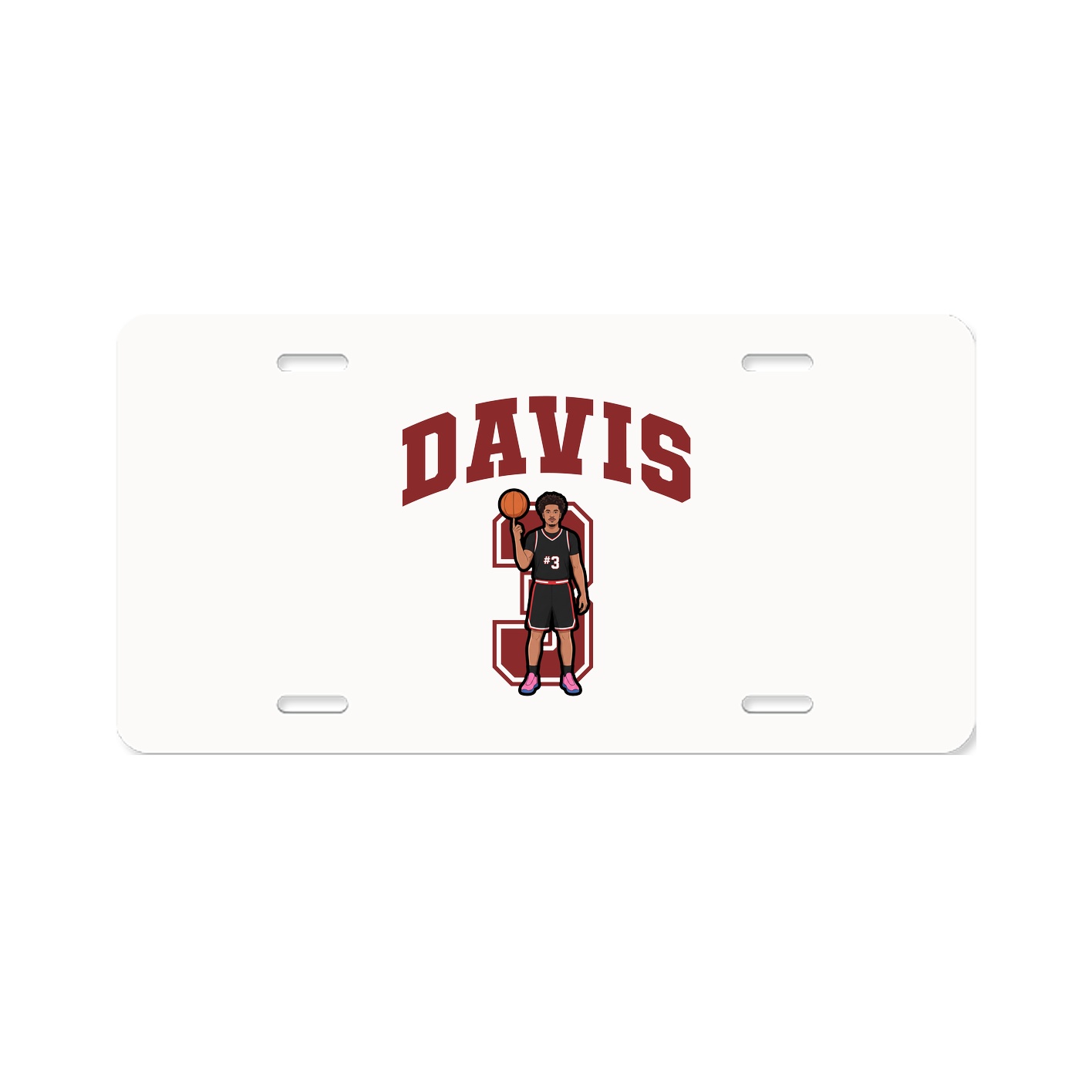 License Plate — Number in Classic