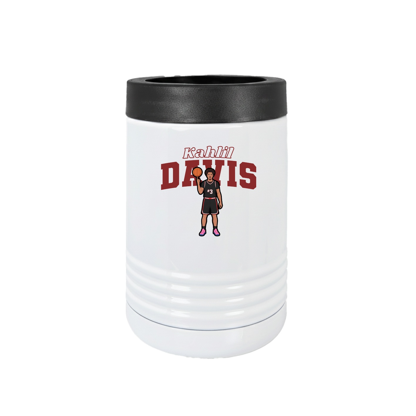 Beverage Holder — Name Arch in White