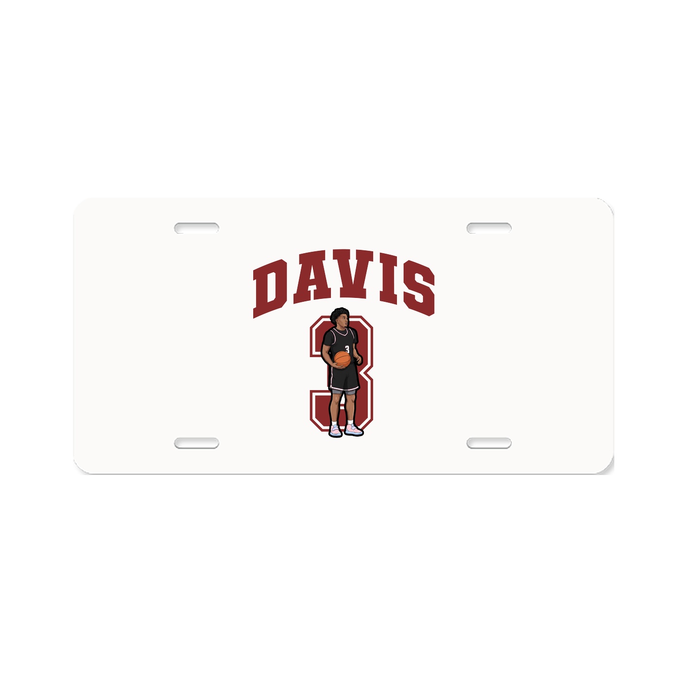 License Plate — Number in Classic