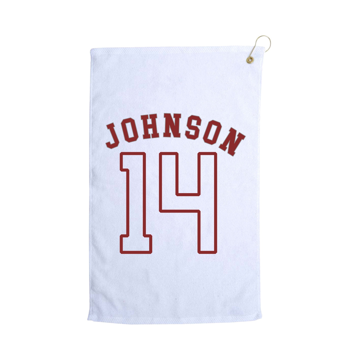 Golf Towel — Shirsey Arch in White
