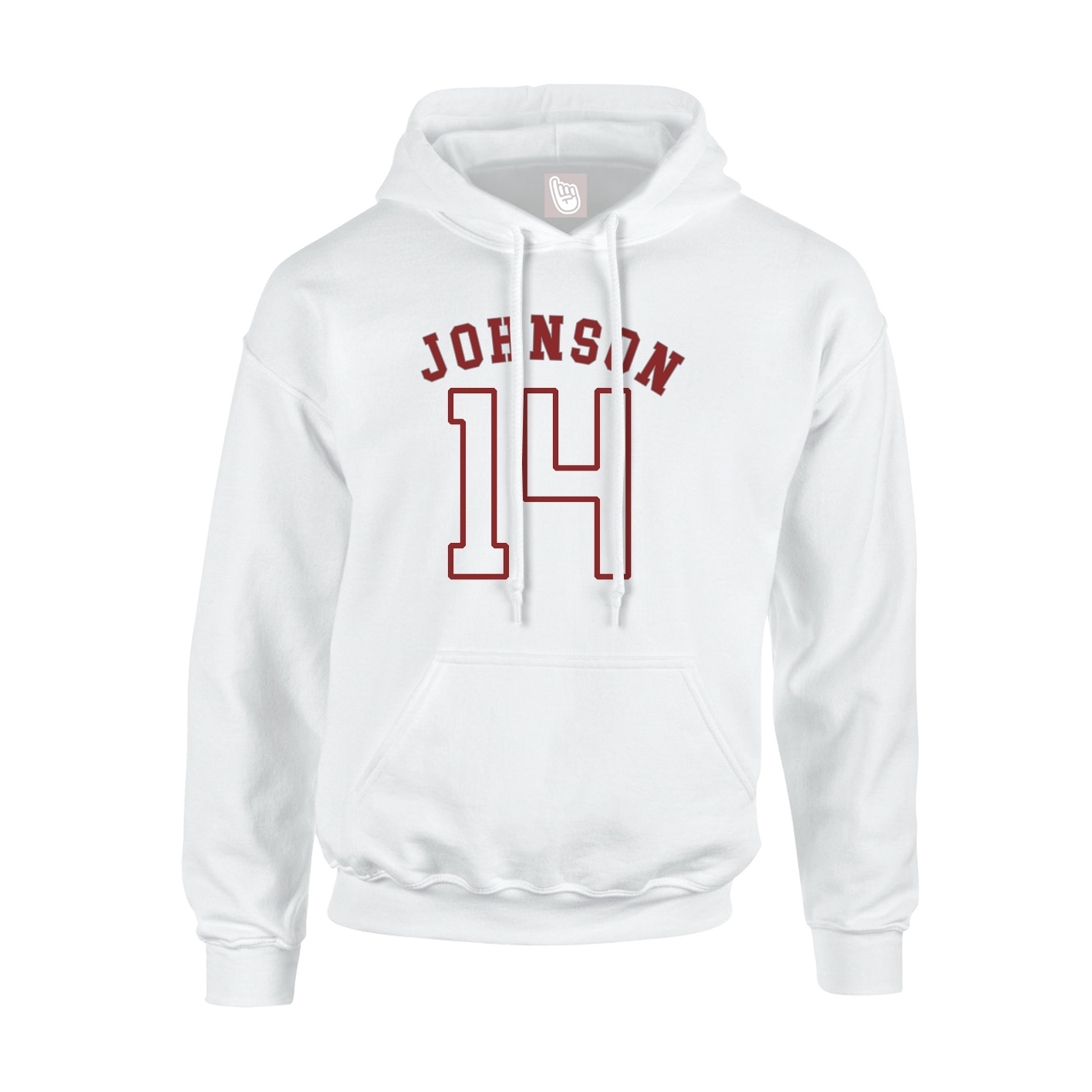 Hoodie — Shirsey Arch in White