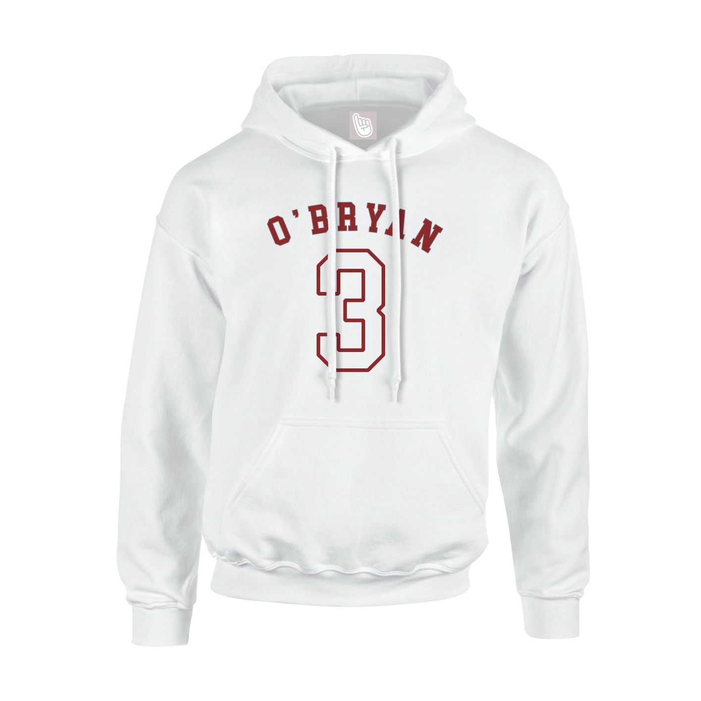Youth Hoodie — Shirsey Arch in White