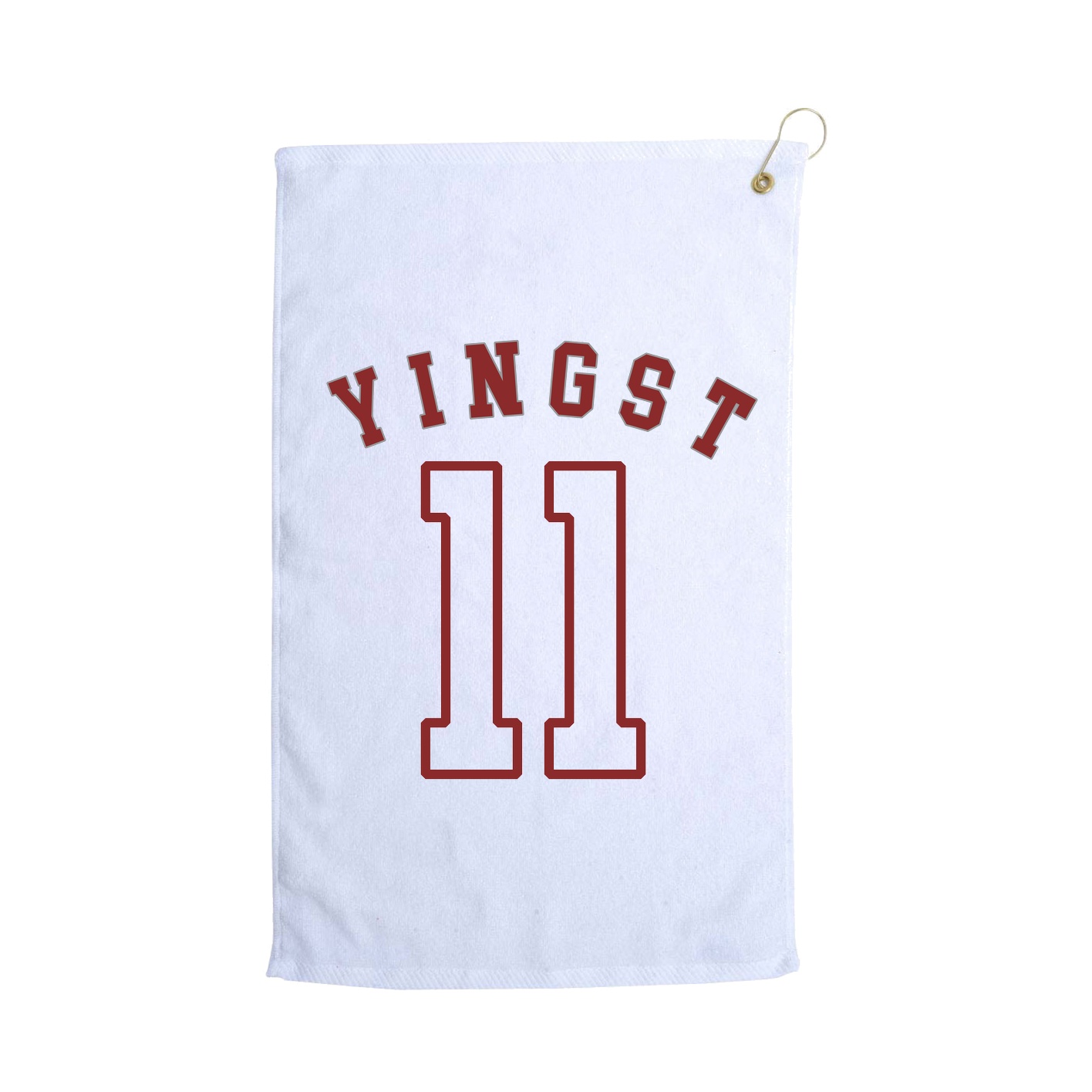 Golf Towel — Shirsey Arch in White