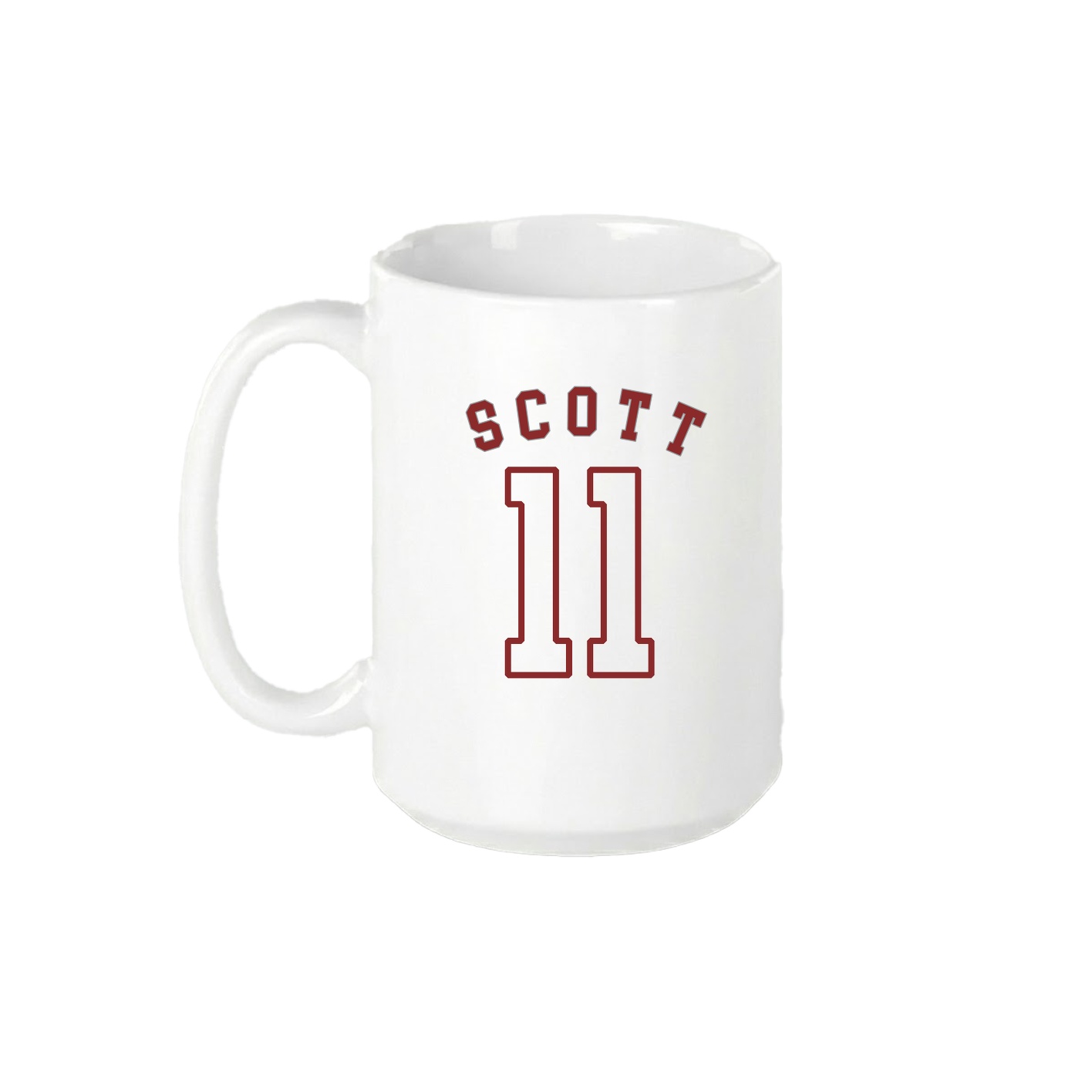 15oz Coffee Mug — Shirsey Arch in White