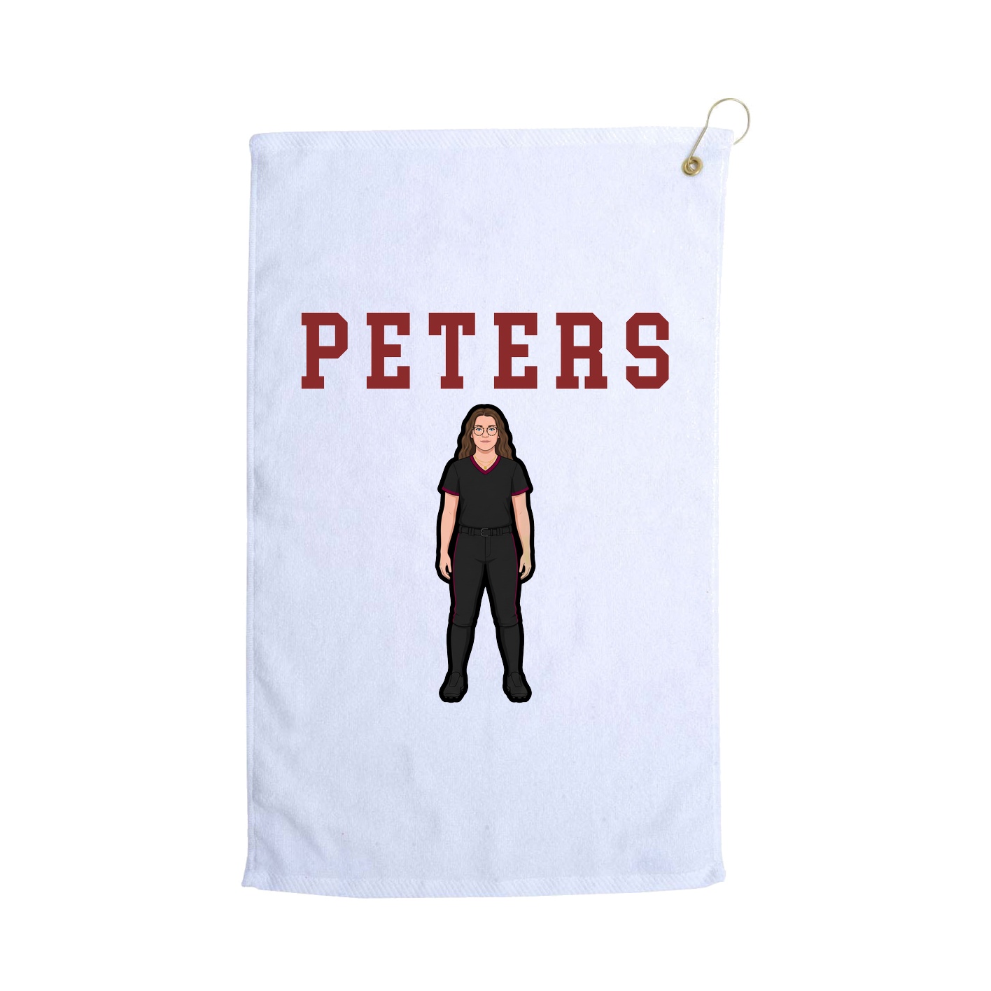 Golf Towel — Shirsey in White