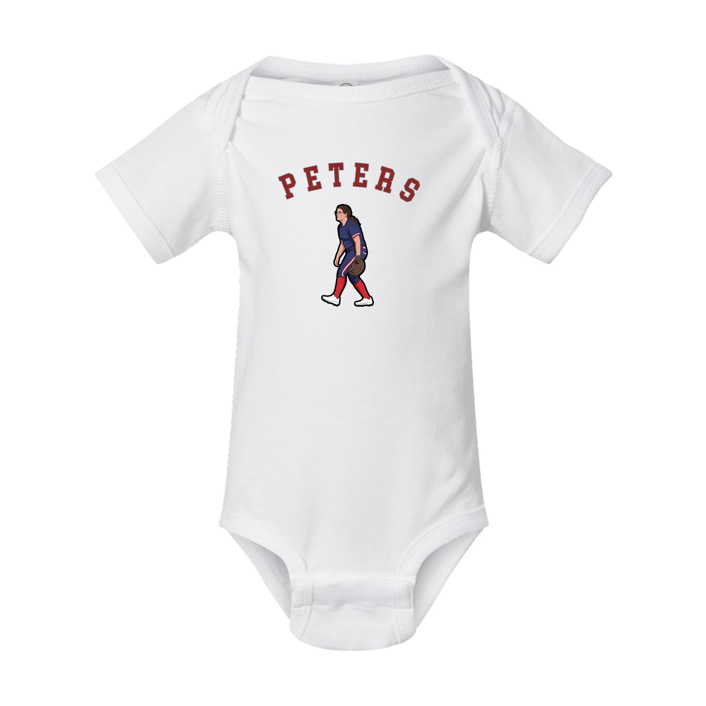 Baby Onesie — Shirsey Arch in White