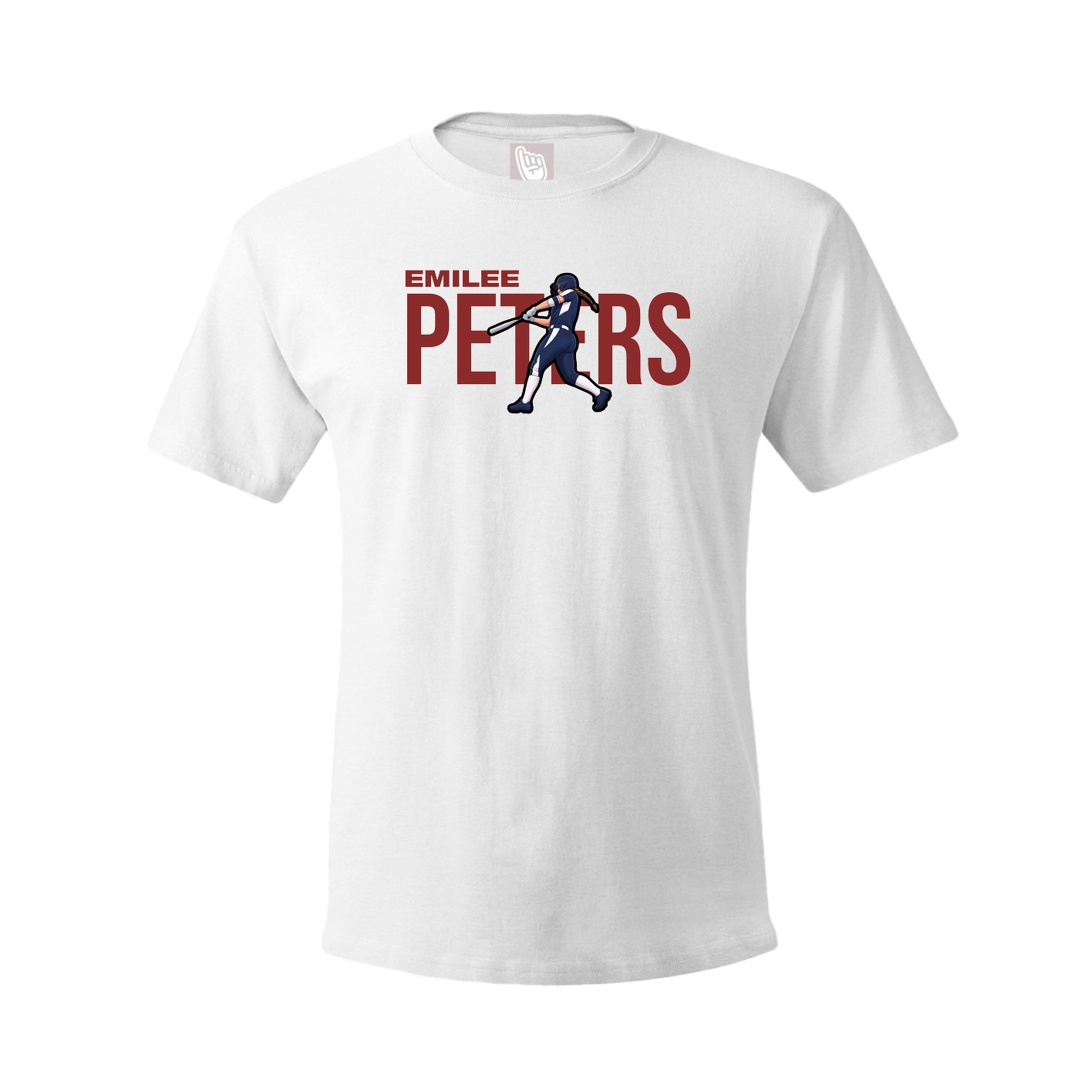 Youth Tee — Player Name in White
