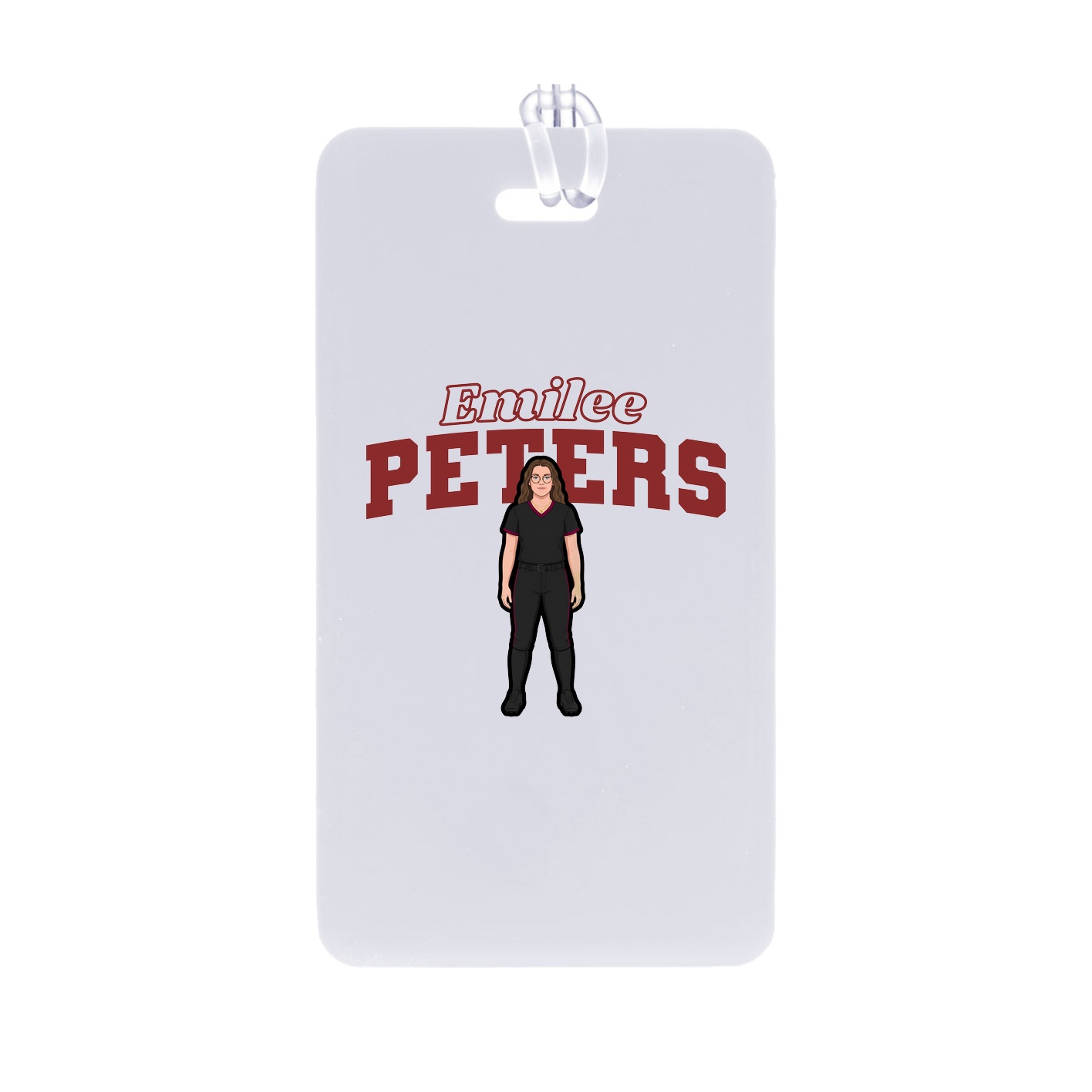Bag Tag — Name Arch in Classic