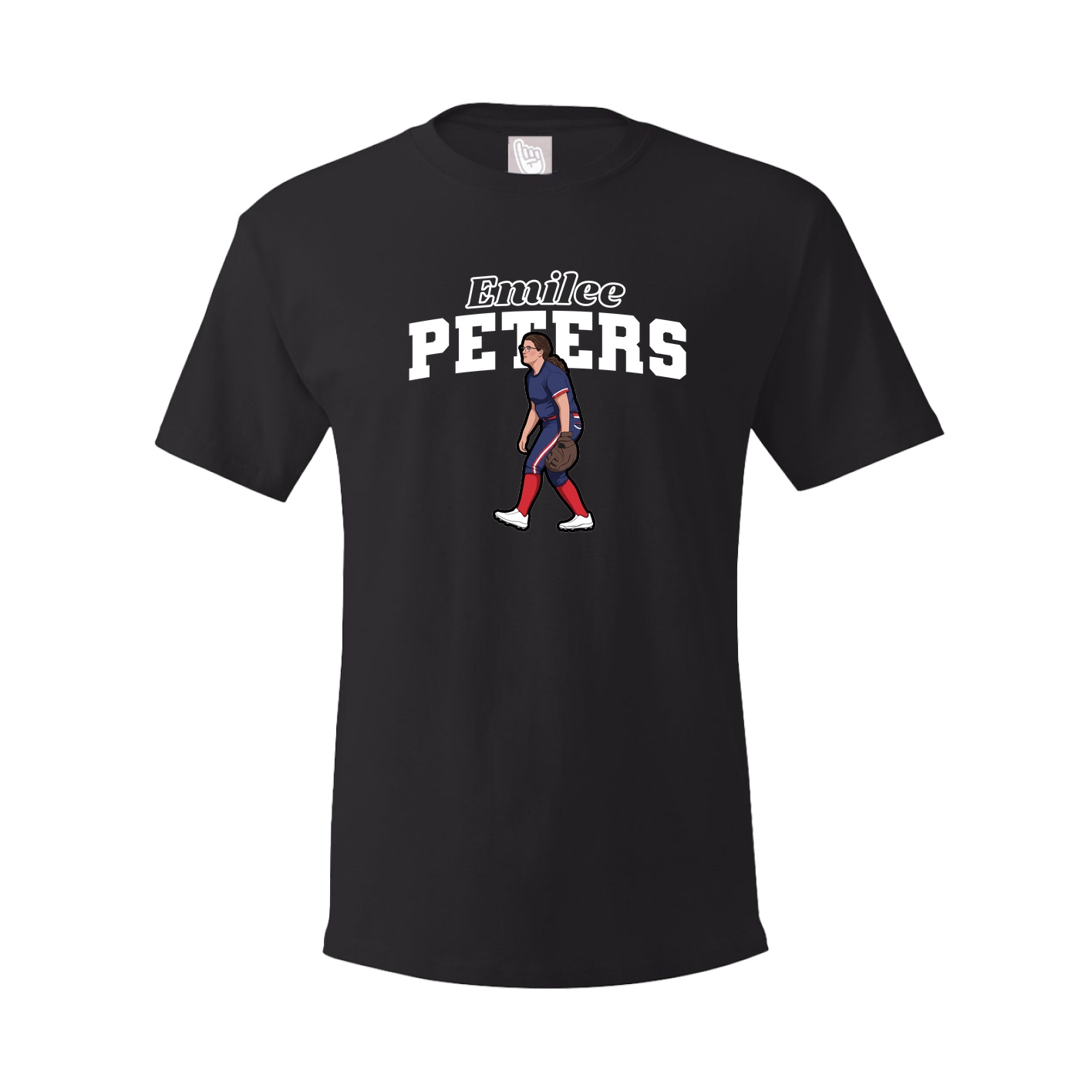 Youth Tee — Name Arch in Black