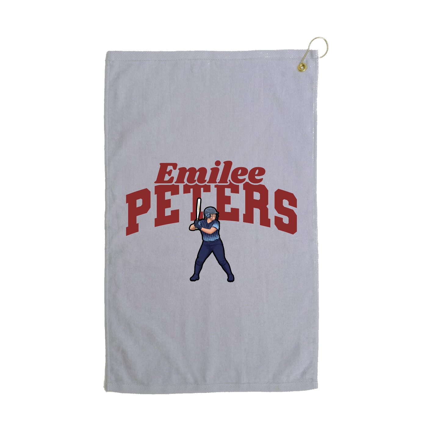 Golf Towel — Signature Arch in Grey