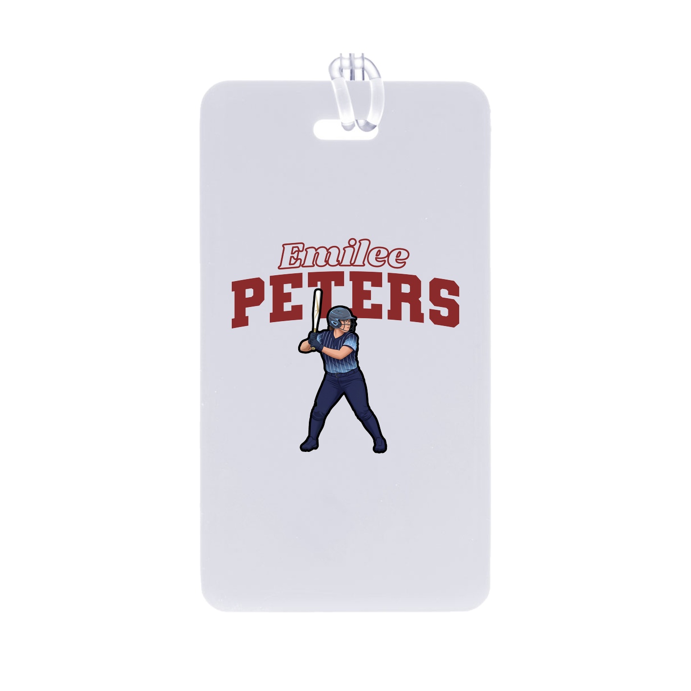 Bag Tag — Name Arch in Classic