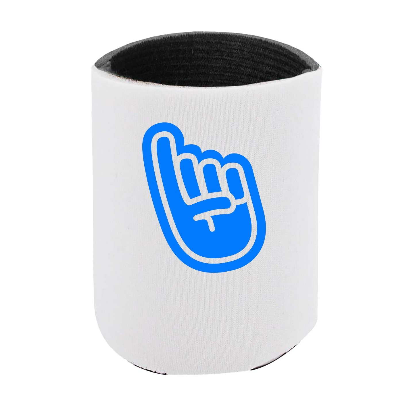 Can Holder — Logo Text Drop in White