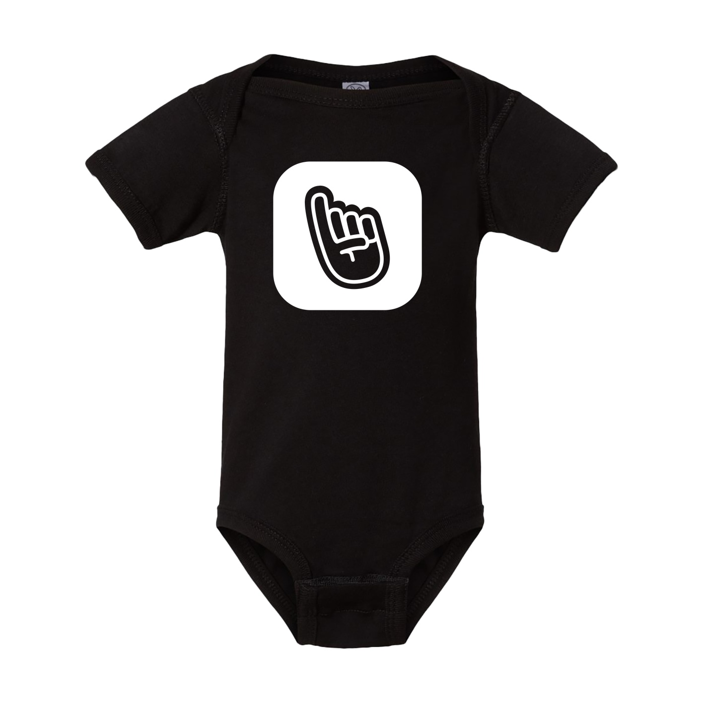 Baby Onesie — App Logo in Black
