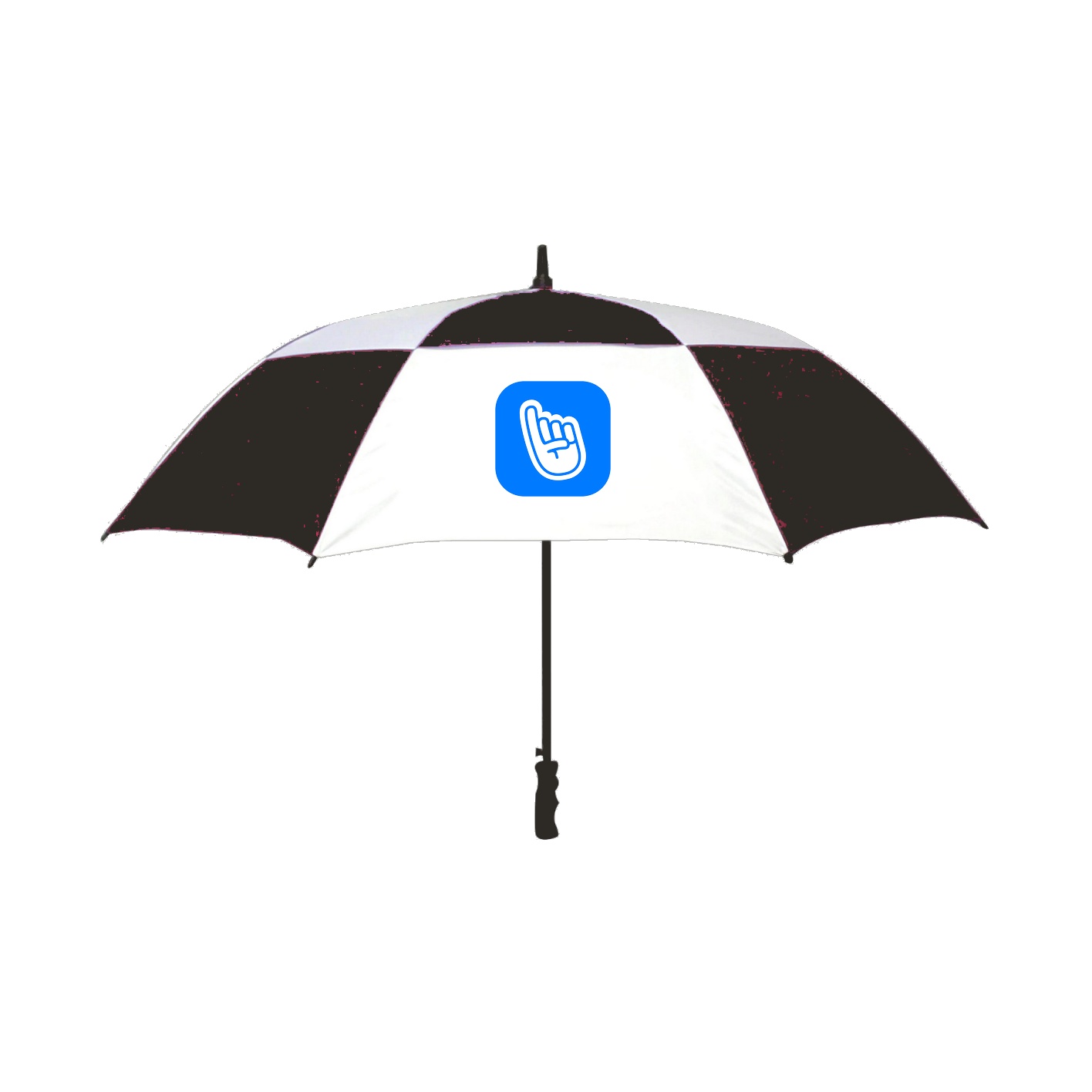 Golf Umbrella — App Logo in Black