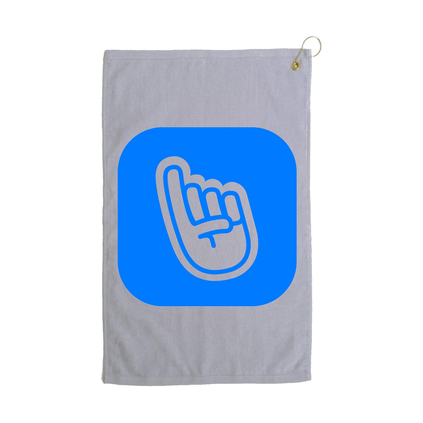 Golf Towel — App Logo in Grey