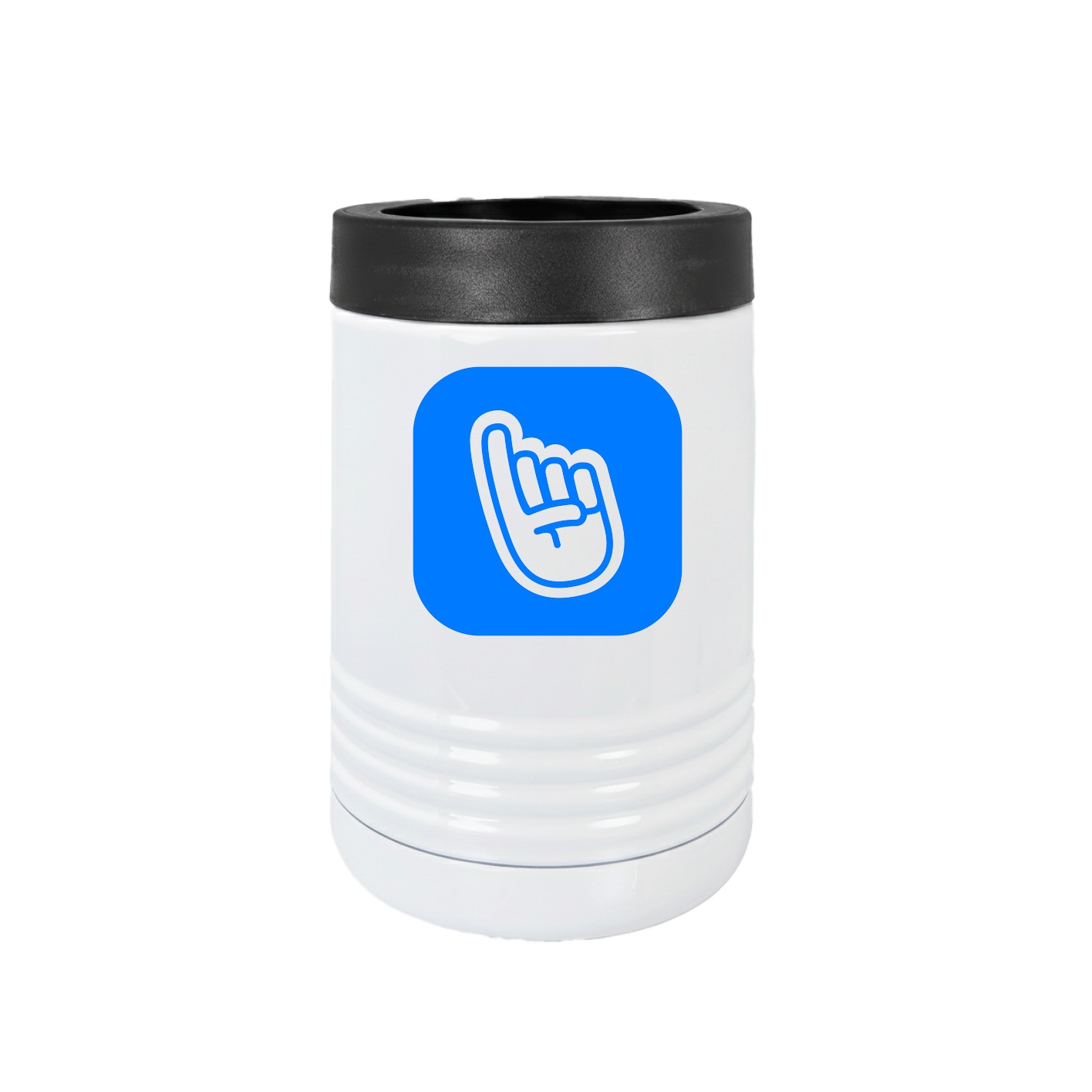 Beverage Holder — App Logo in White