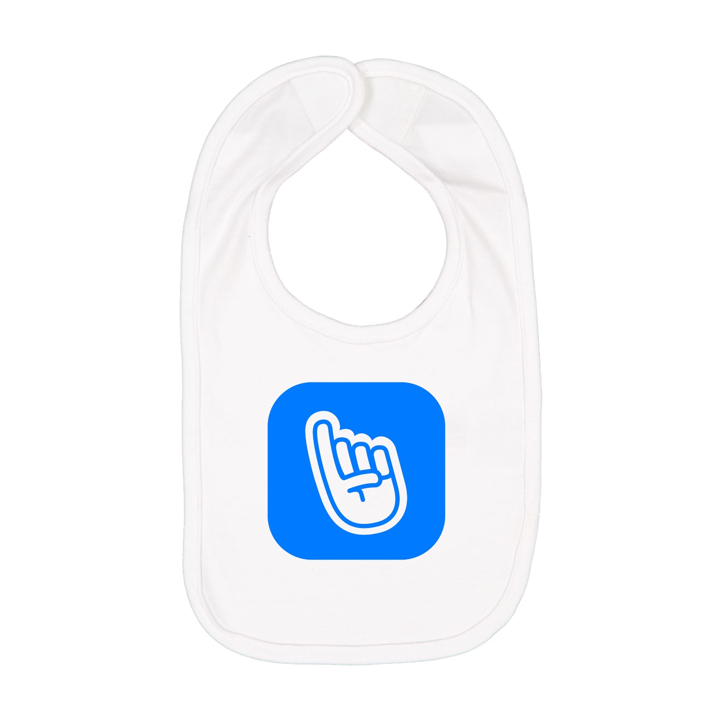 Infant Bib — App Logo in White