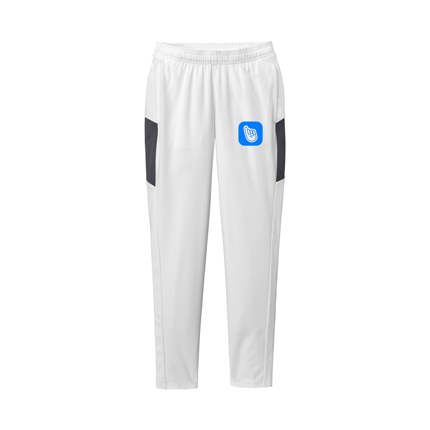 Women's Team Travel Pant — App Logo in White/Grey