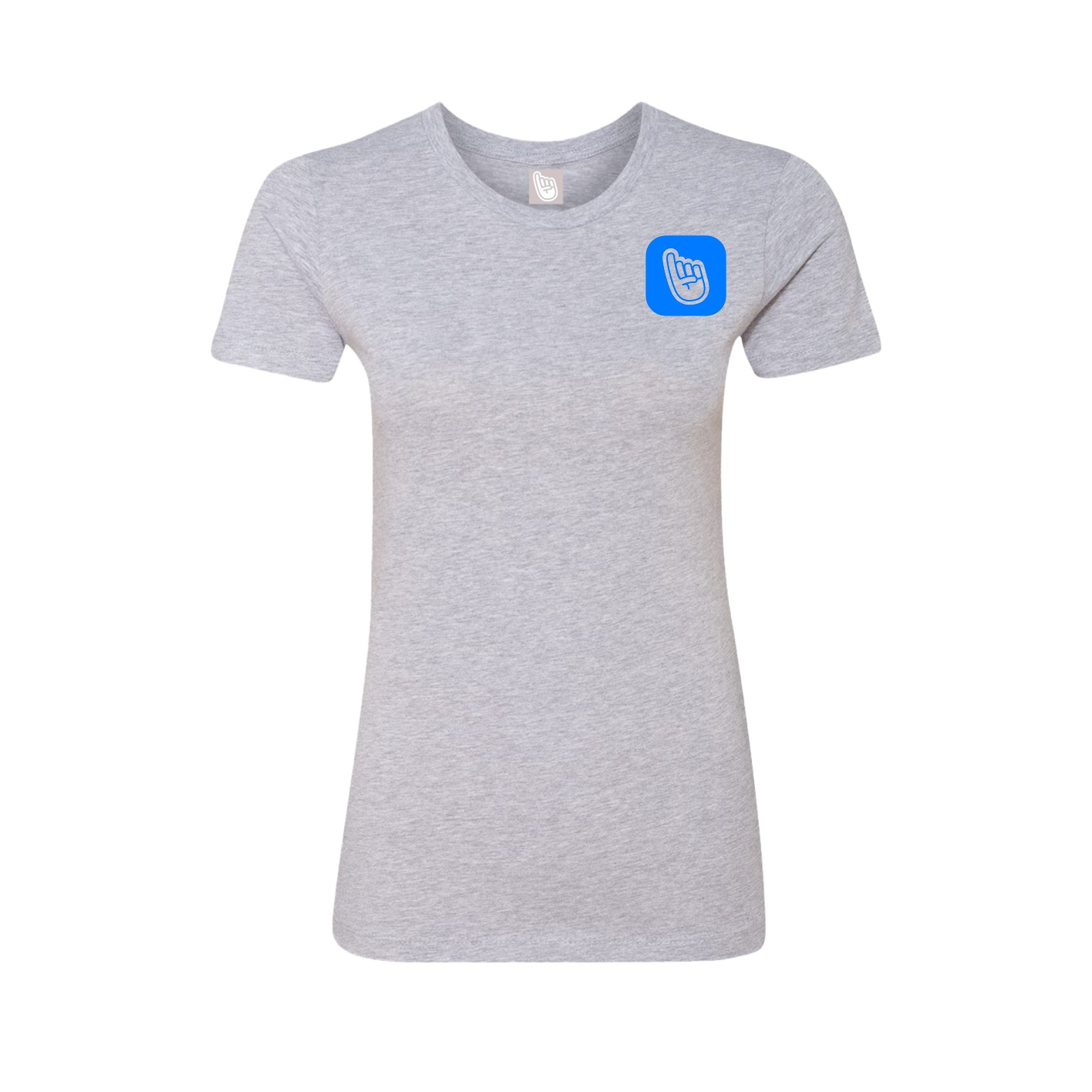 Womens Tee — App Logo in Grey