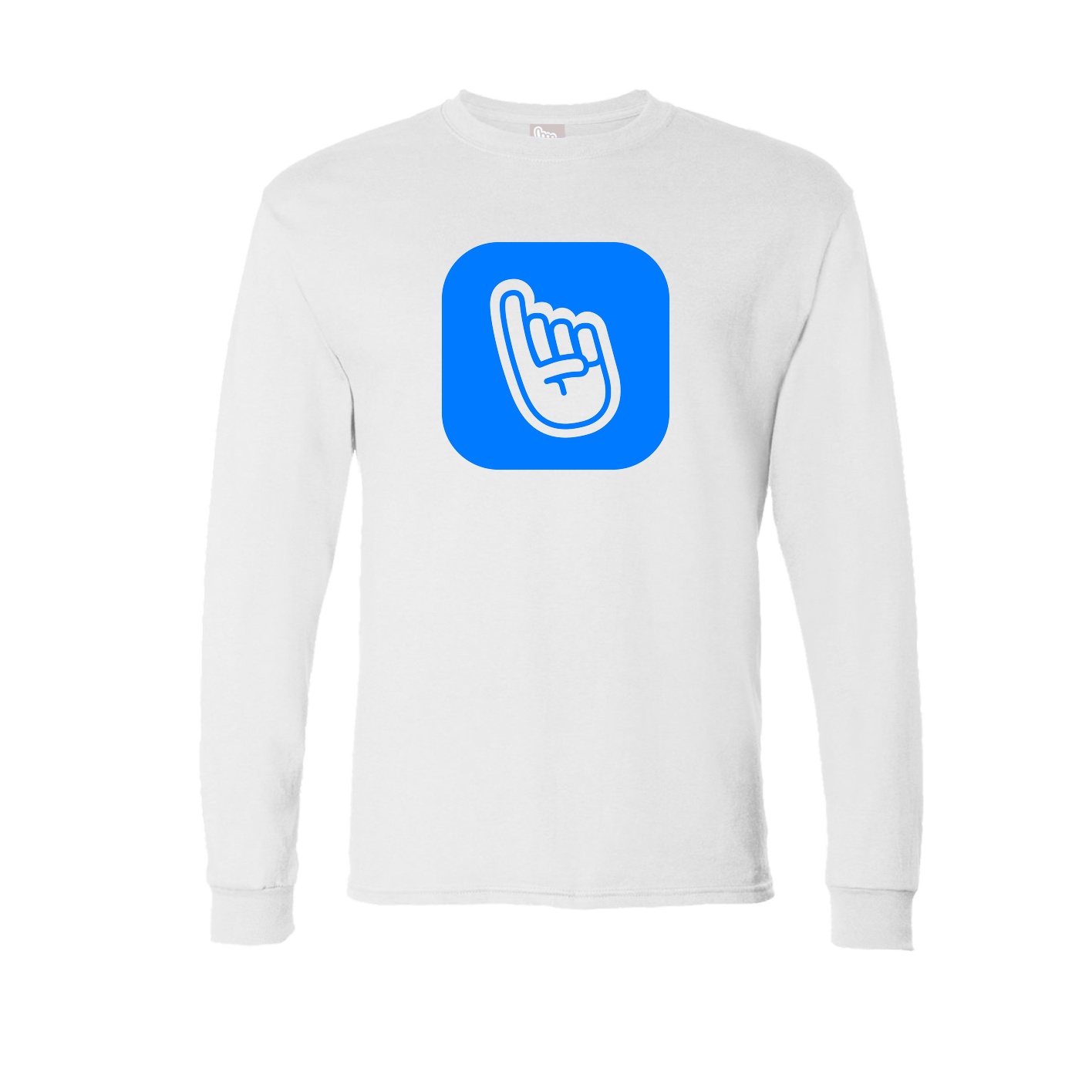 Long Sleeve Tee — App Padded LTD in White