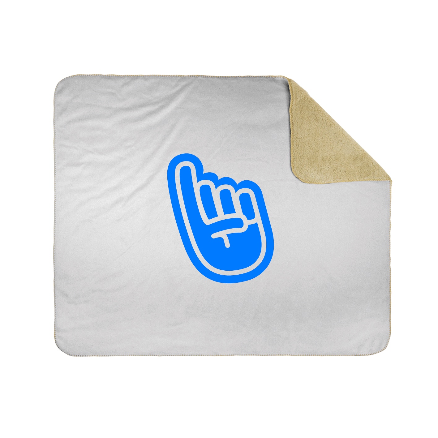 Throw Blanket — Main Padded LTD in White