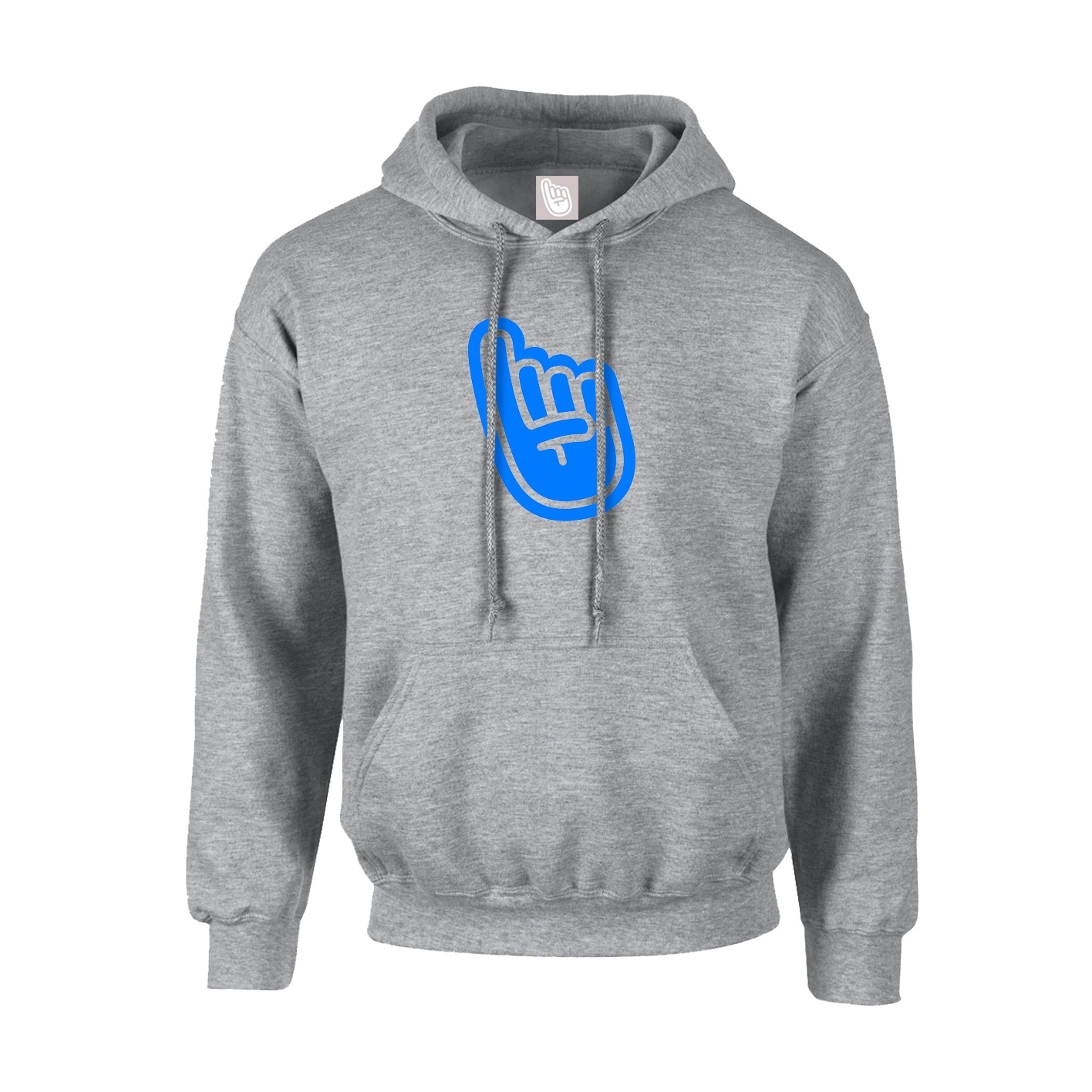 Youth Hoodie — Main Padded LTD in Grey
