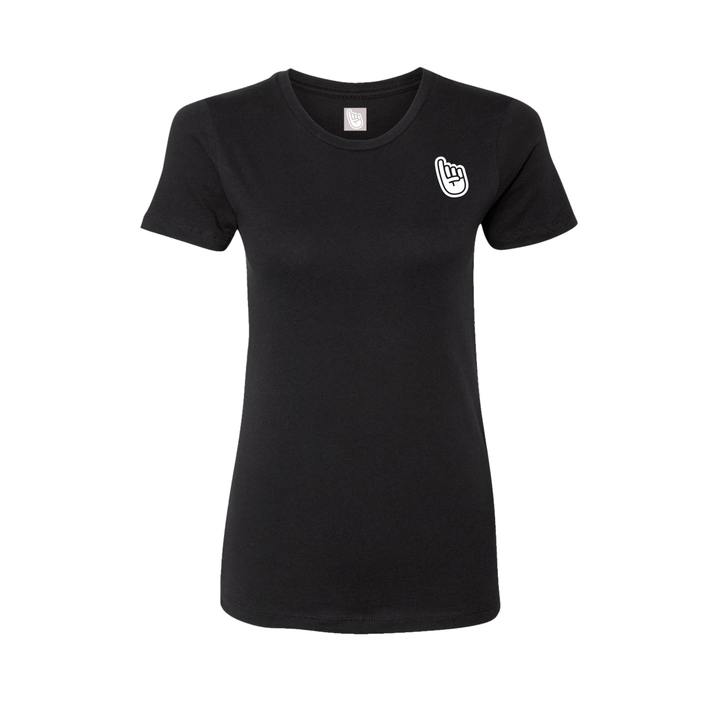 Womens Tee — Main Padded Chest in Black