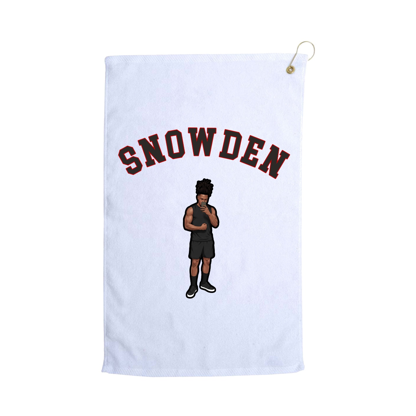 Golf Towel — Shirsey Arch in White