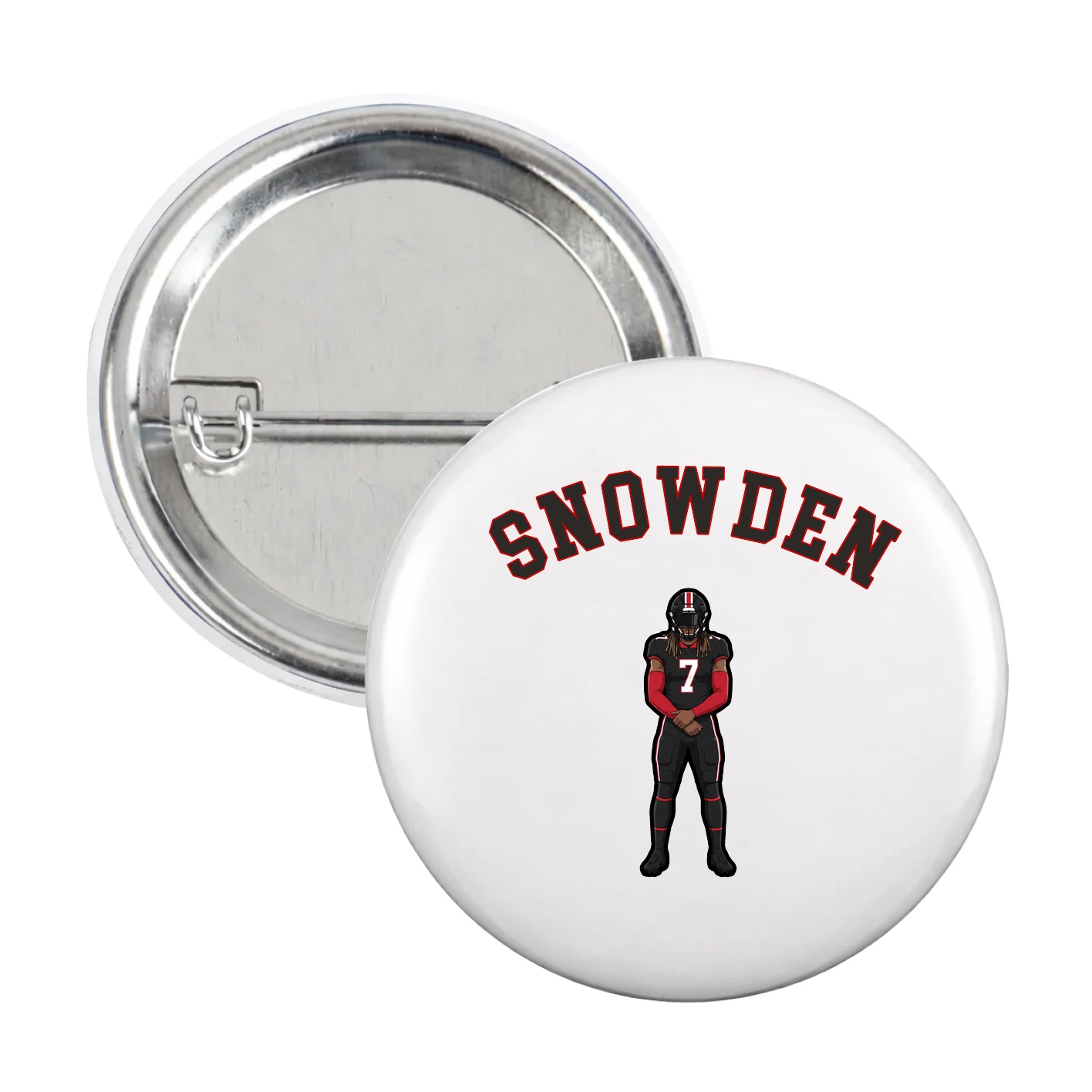 Game Day Button — Shirsey Arch in White