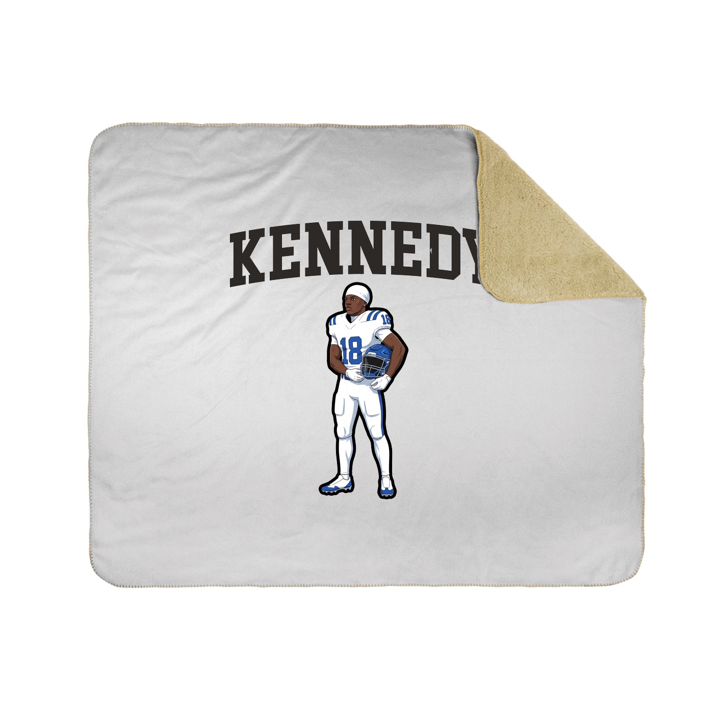 Throw Blanket — Shirsey in White