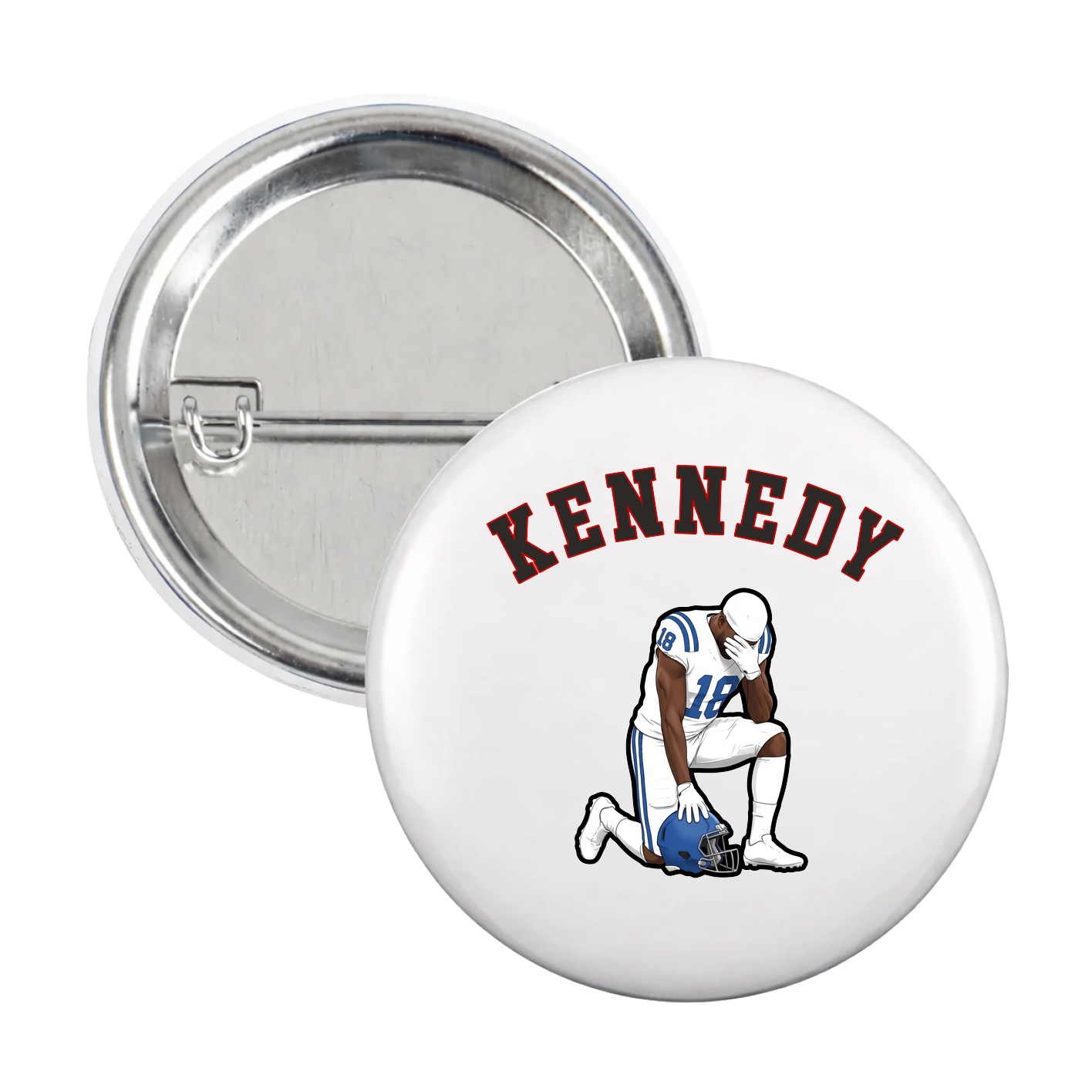 Game Day Button — Shirsey Arch in White