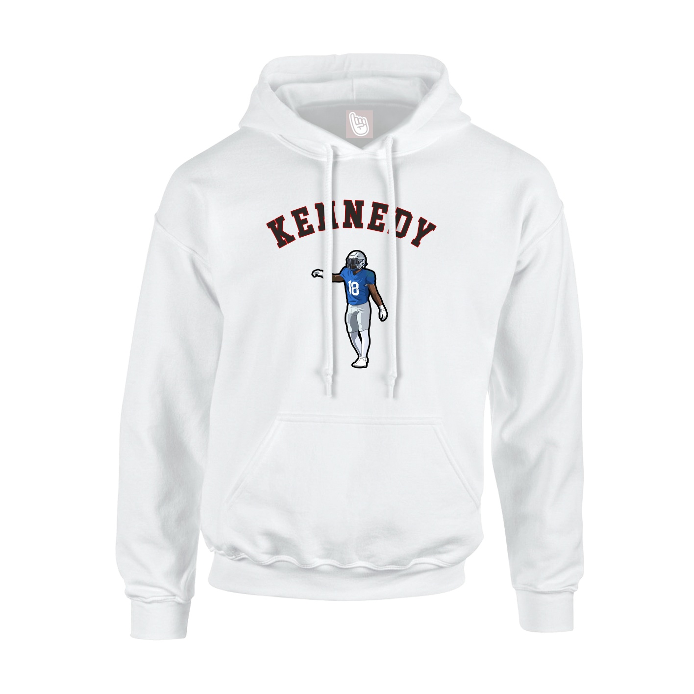 Youth Hoodie — Shirsey Arch in White