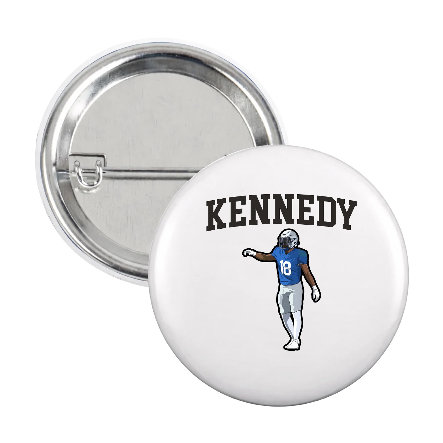 Game Day Button — Shirsey in White