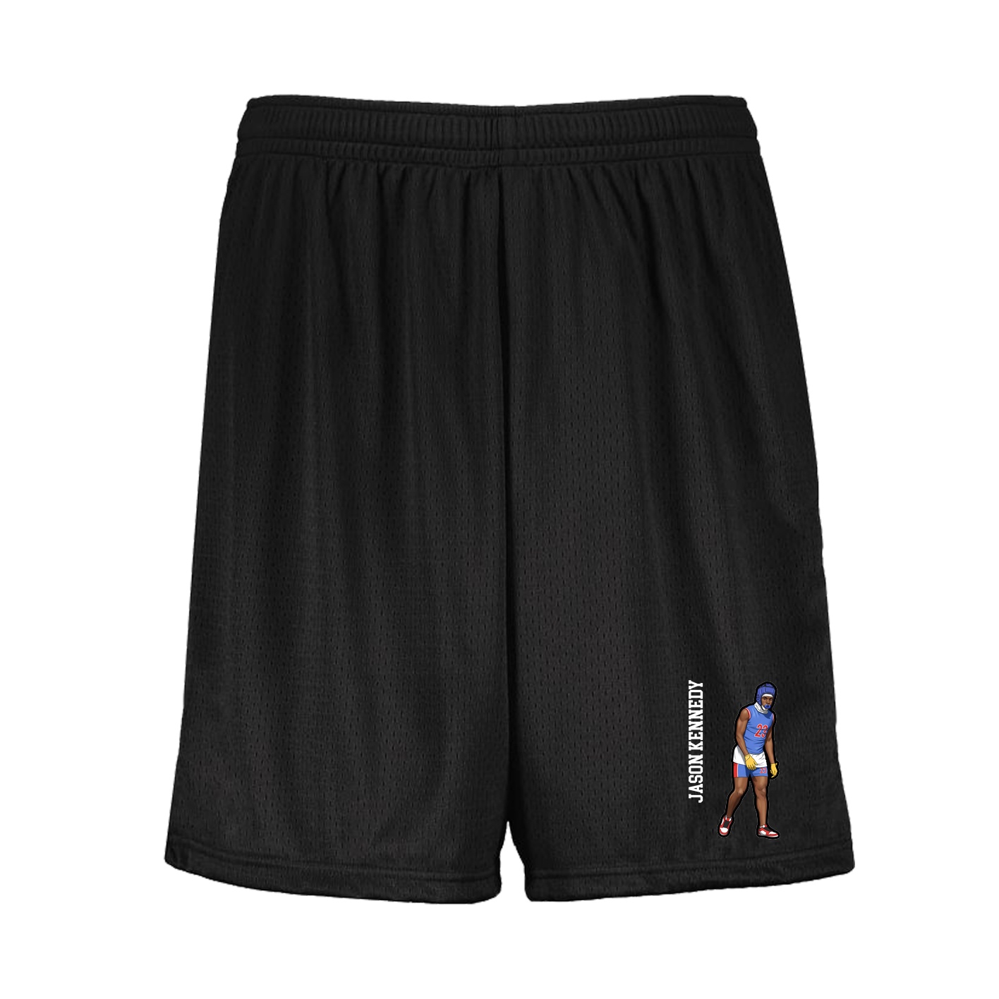 Shorts — Name Vertical in Black