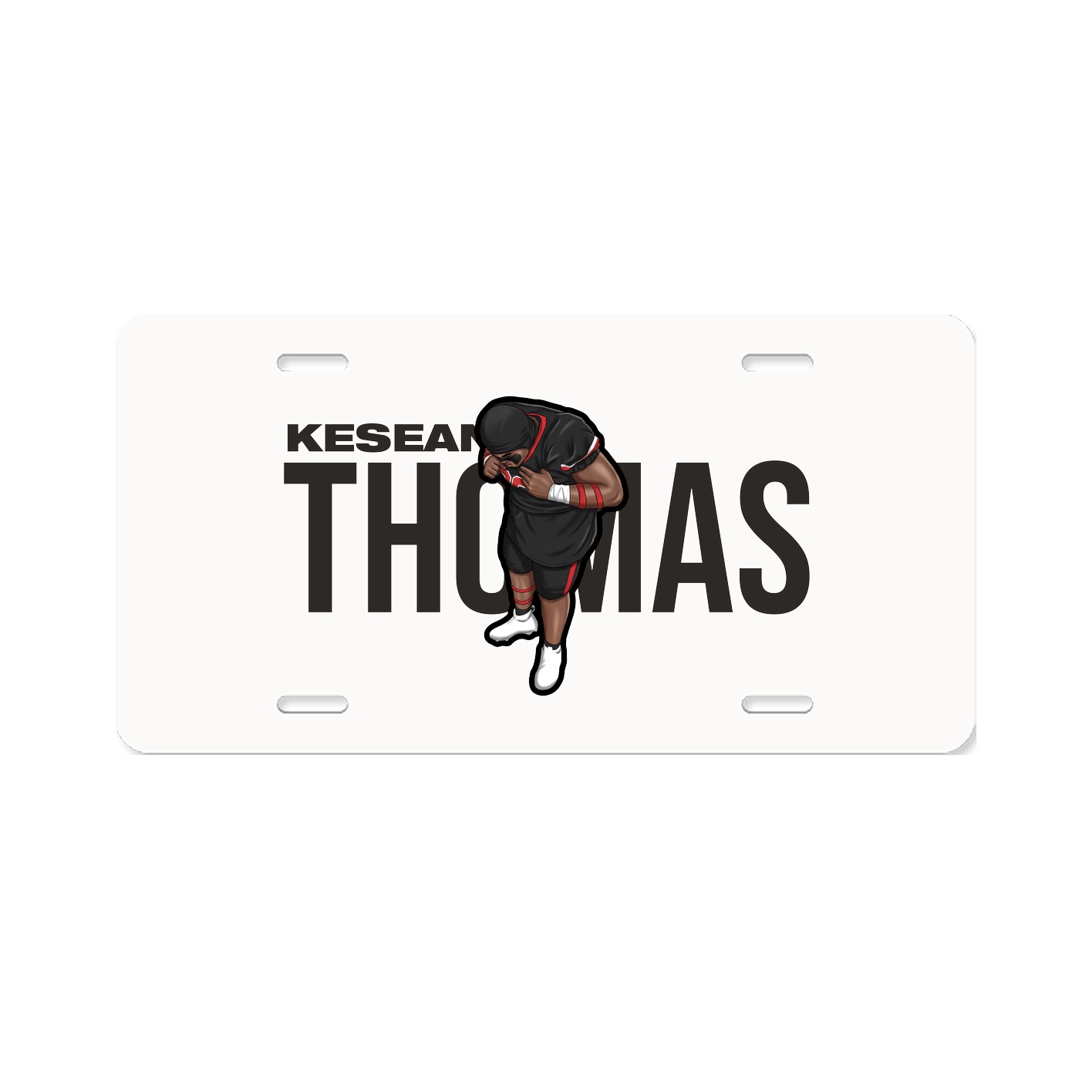 License Plate — Player Name in Classic