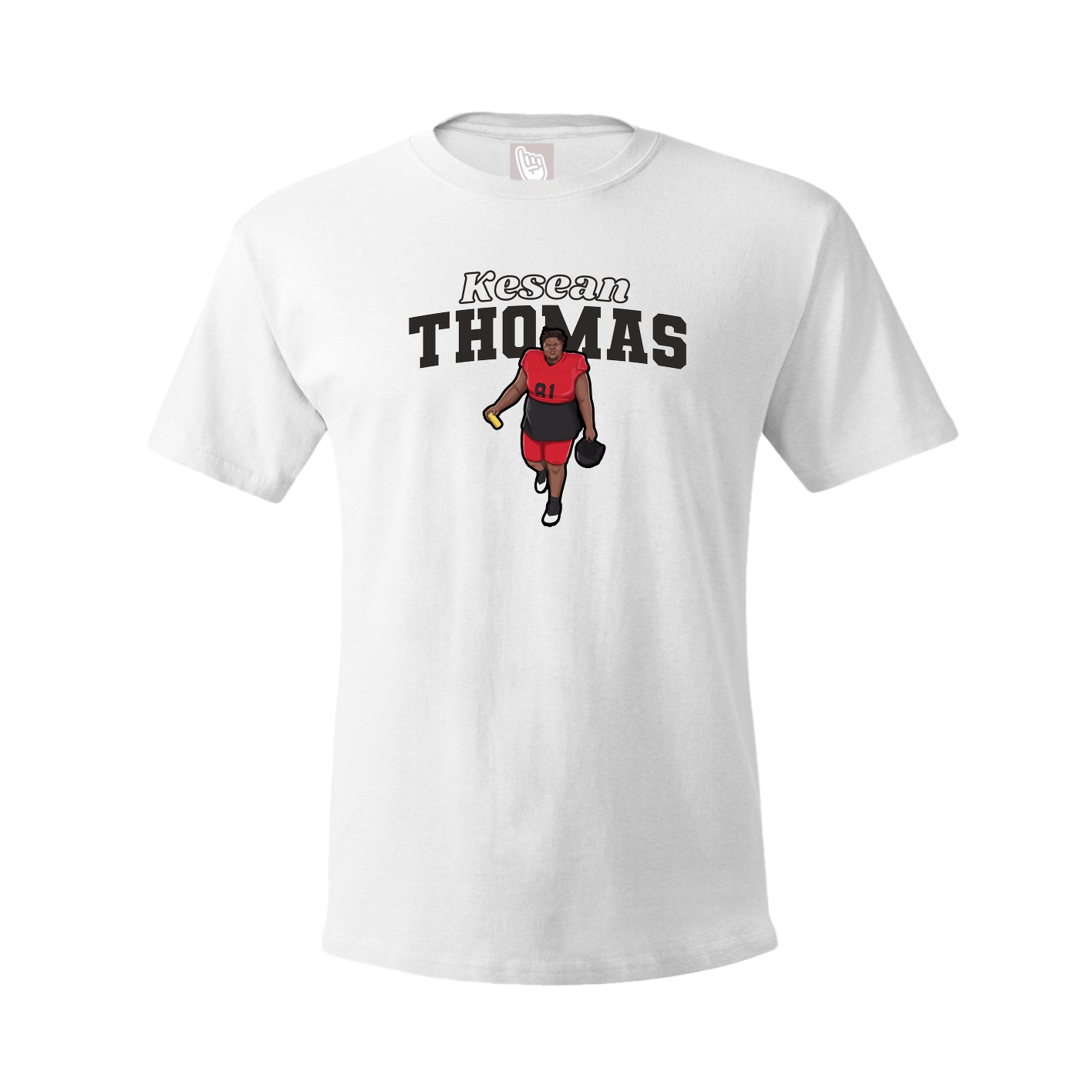 Tee — Name Arch in White