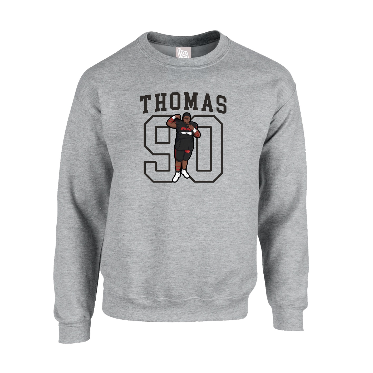 Fleece Crew — Shirsey in Grey