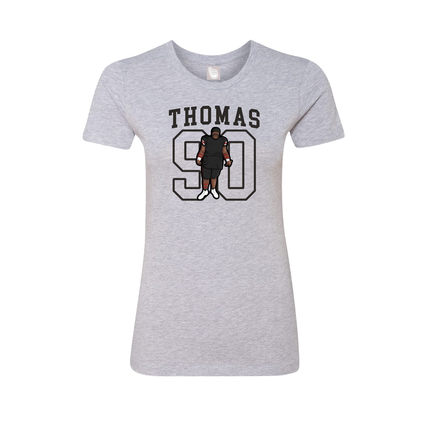 Fitted Women's Tee — Shirsey in Grey