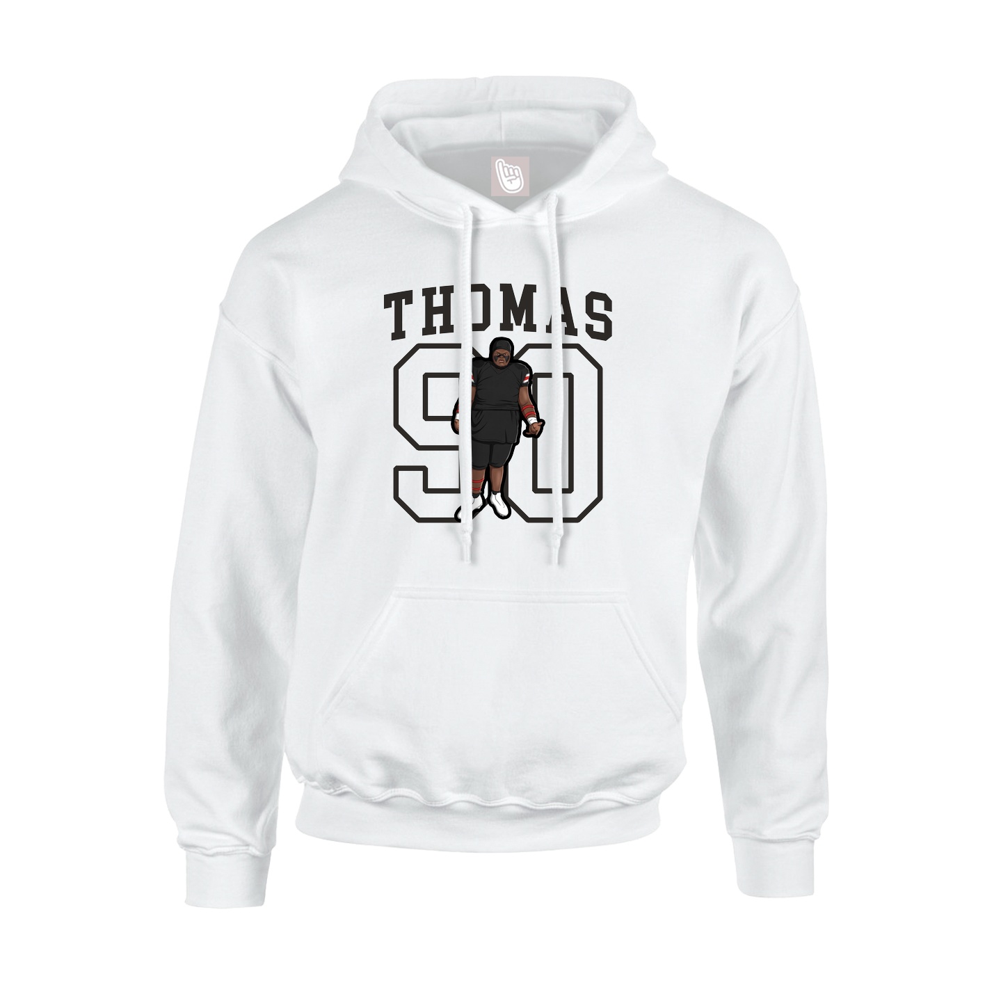 Hoodie — Shirsey in White