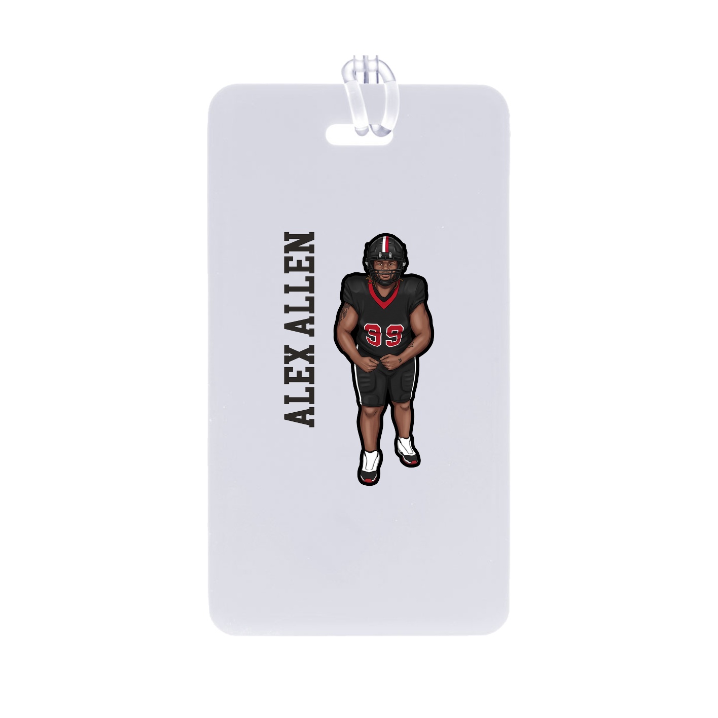 Bag Tag — Name Vertical in Classic