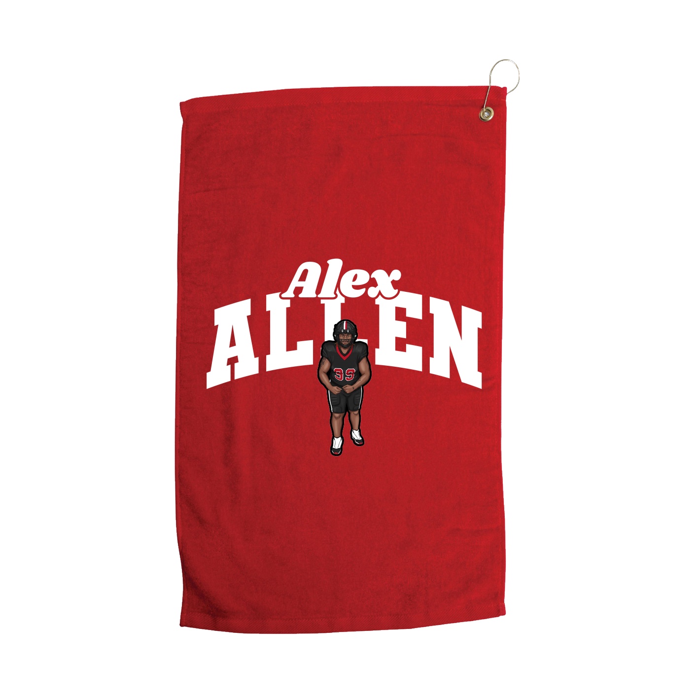 Golf Towel — Signature Arch in Red