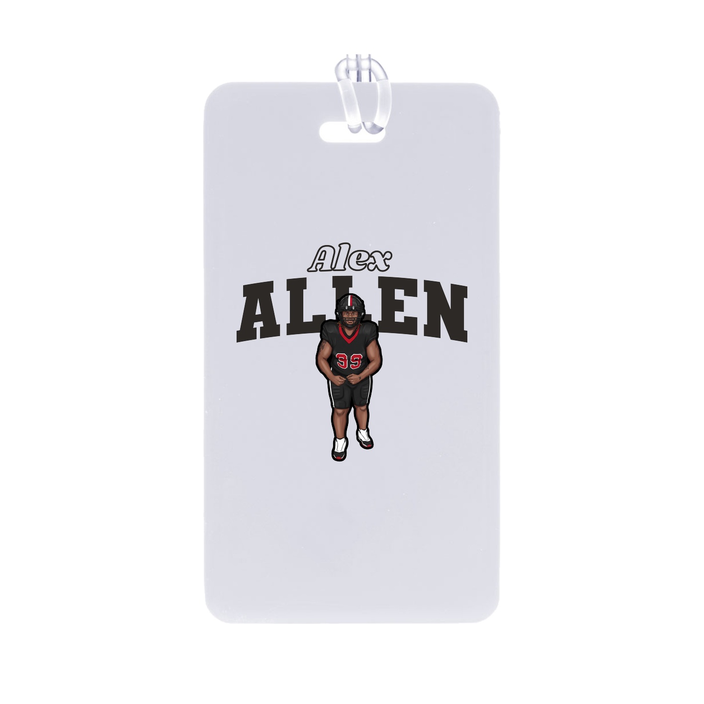 Bag Tag — Name Arch in Classic