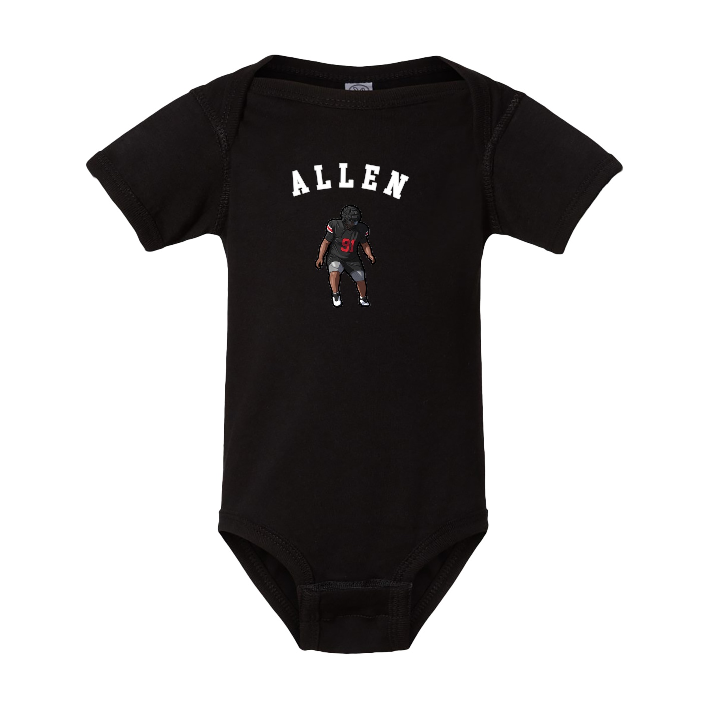 Baby Onesie — Shirsey Arch in Black