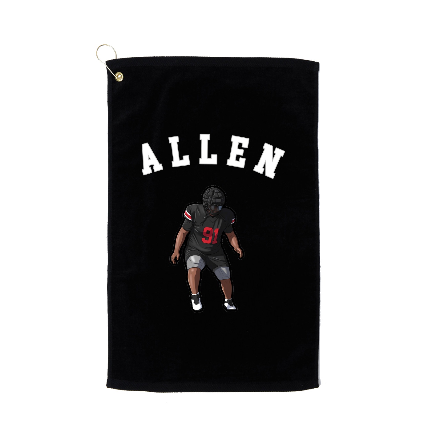 Golf Towel — Shirsey Arch in Black