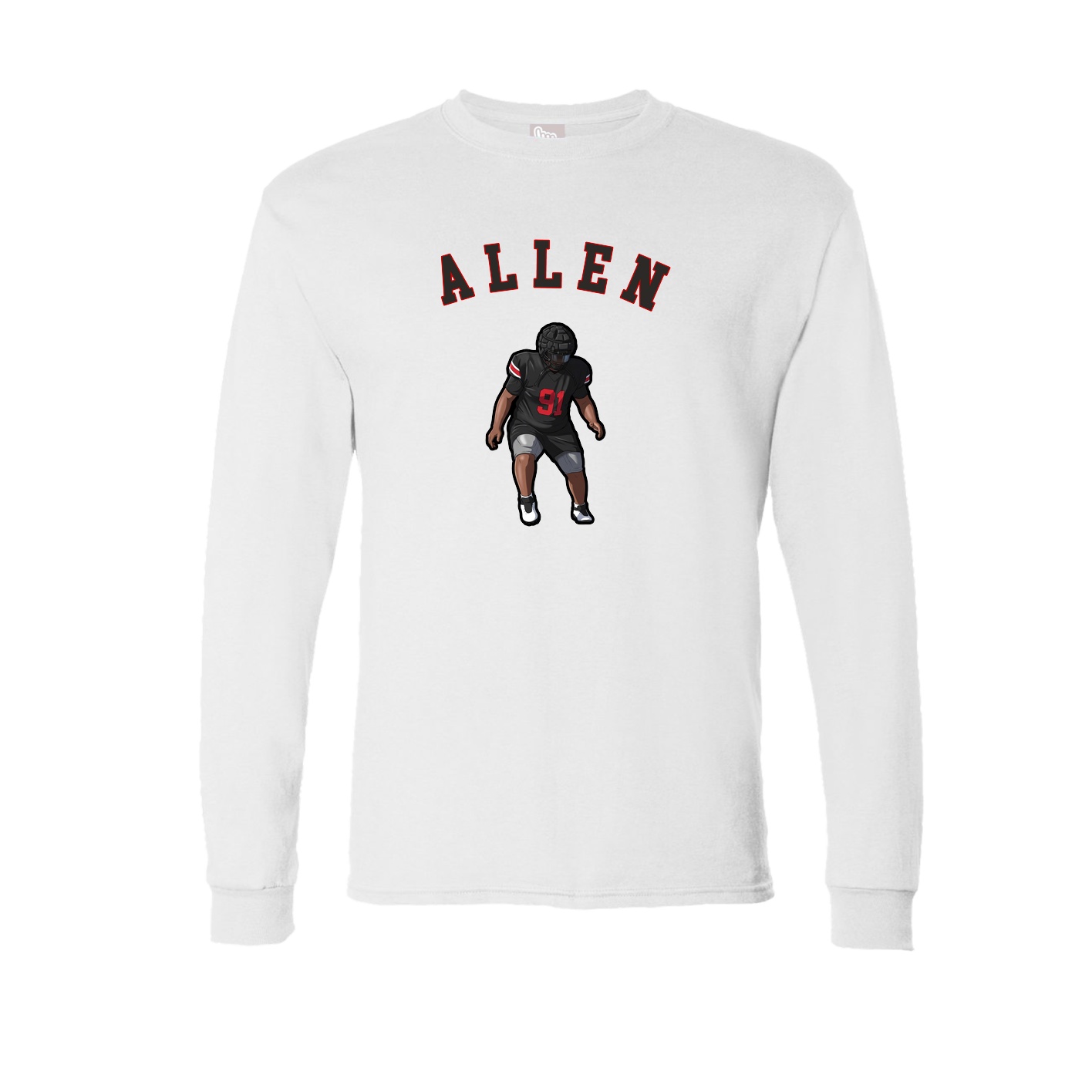 Long Sleeve Tee — Shirsey Arch in White