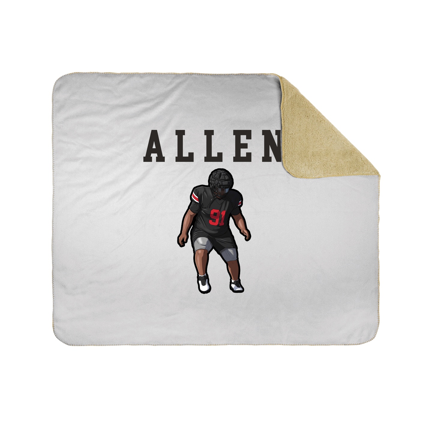 Throw Blanket — Shirsey in White